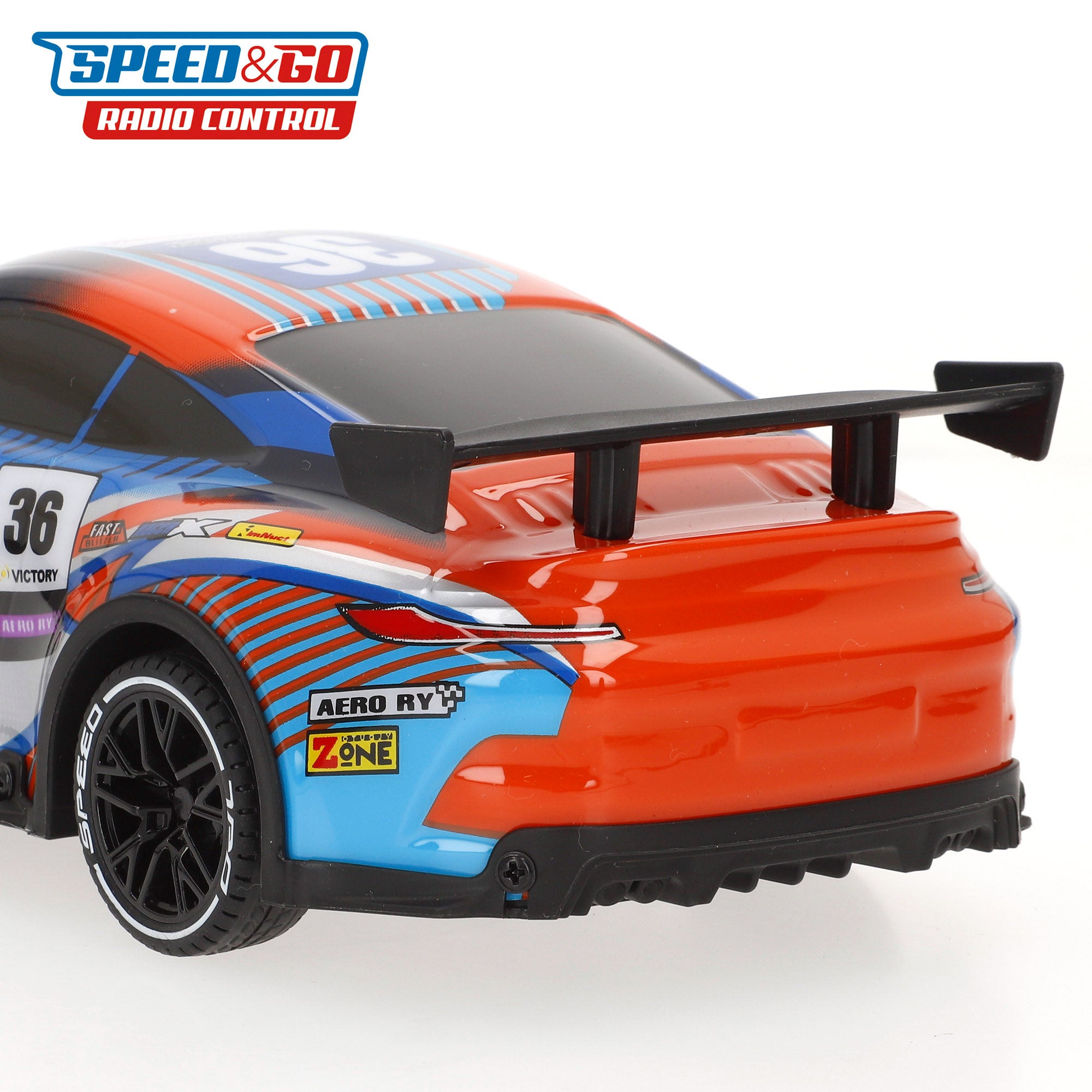 Coche teledirigido Xtreme deportivo con luz 1:18 Speed & Go