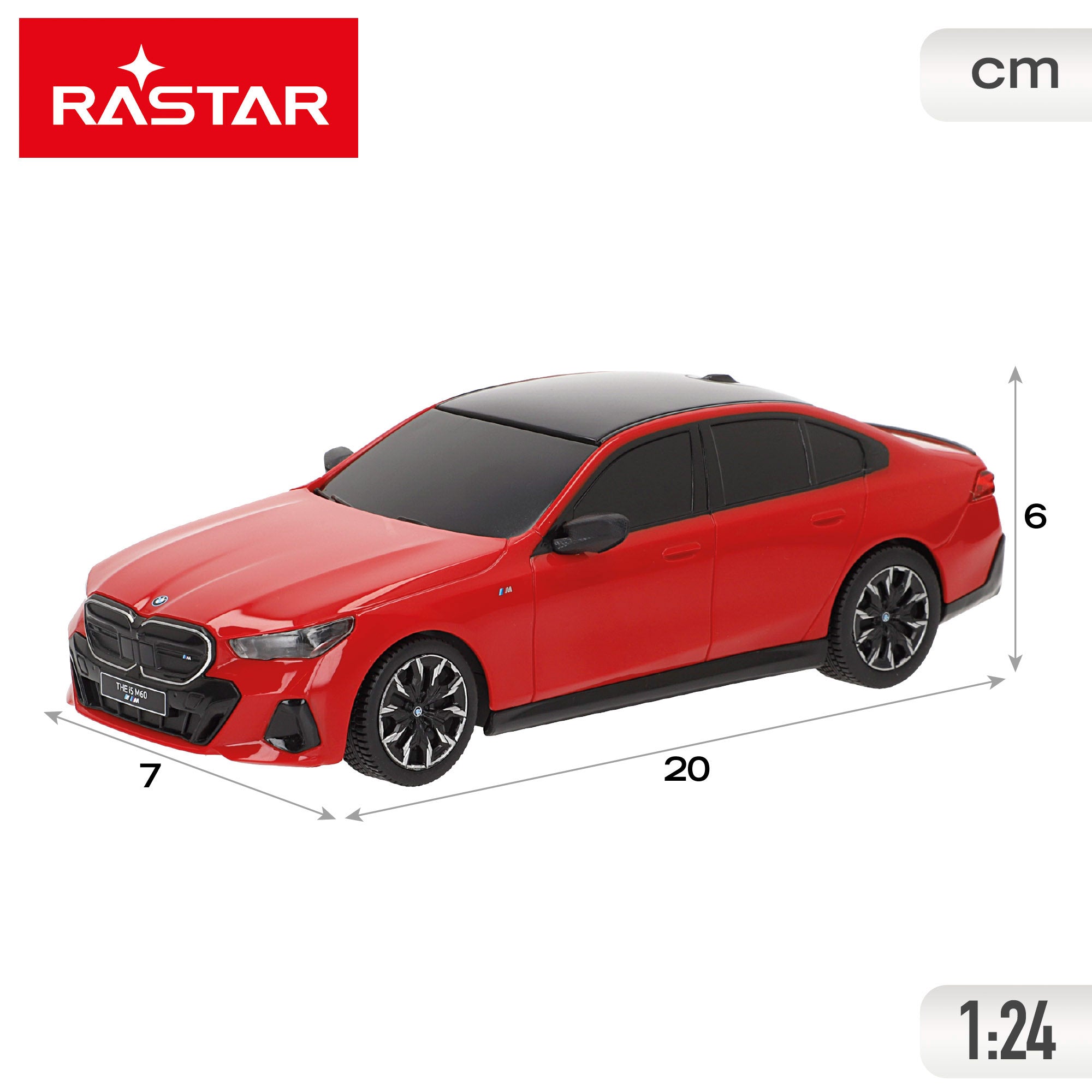 RASTAR Carro Telecomandado BMW i5 M60 1:24