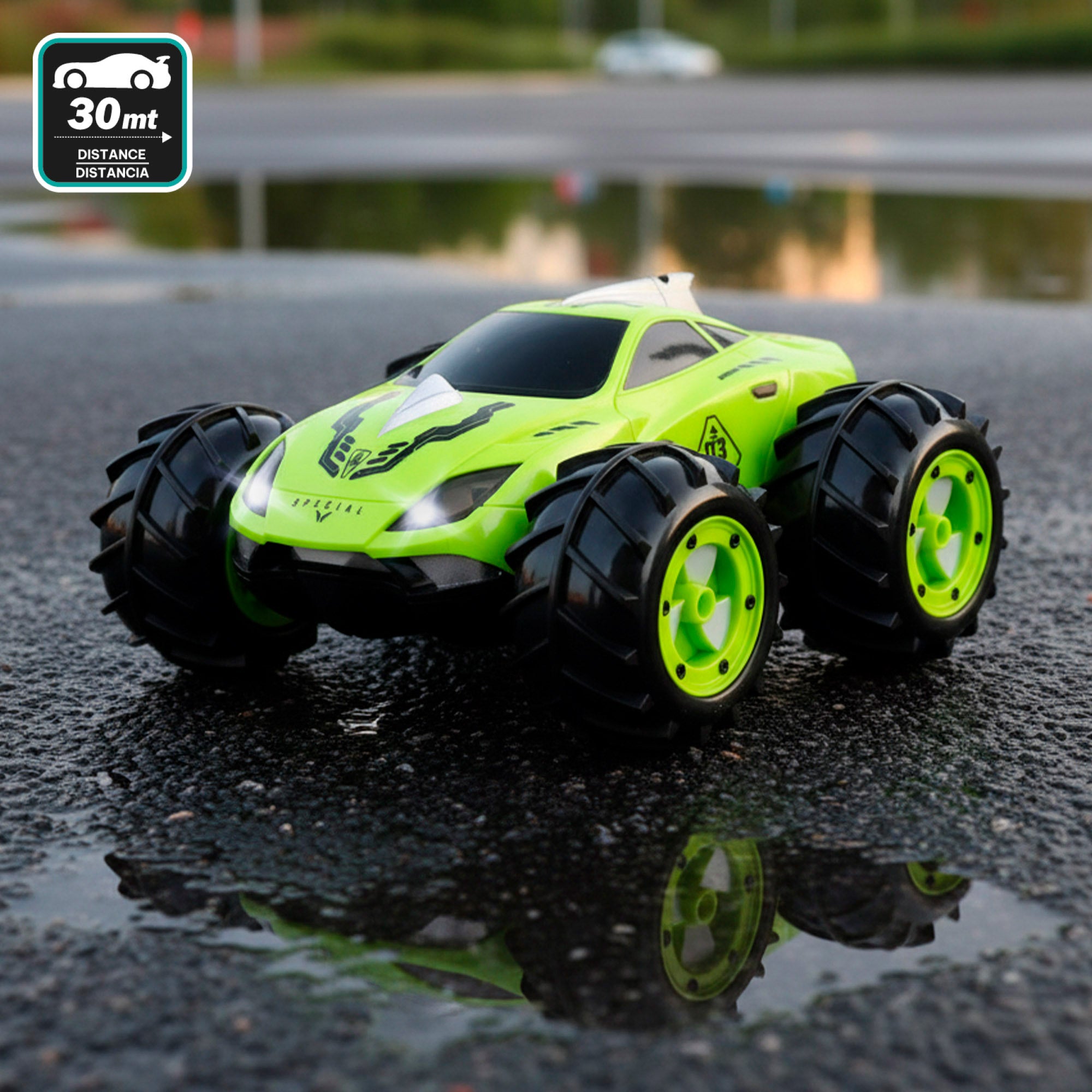 Coche teledirigido nitro anfibio Speed & Go