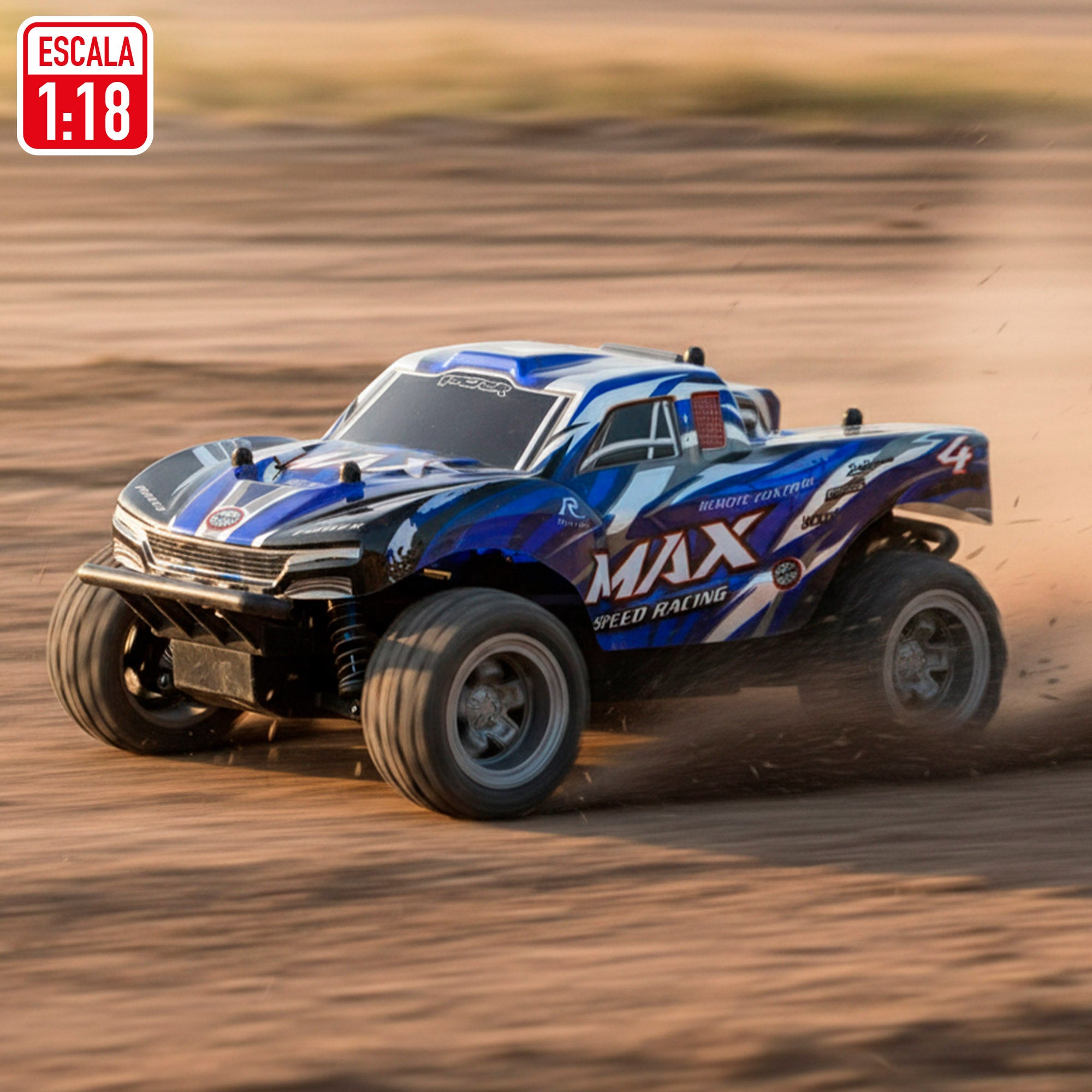 Coche radiocontrol 1:18 Speed&Go
