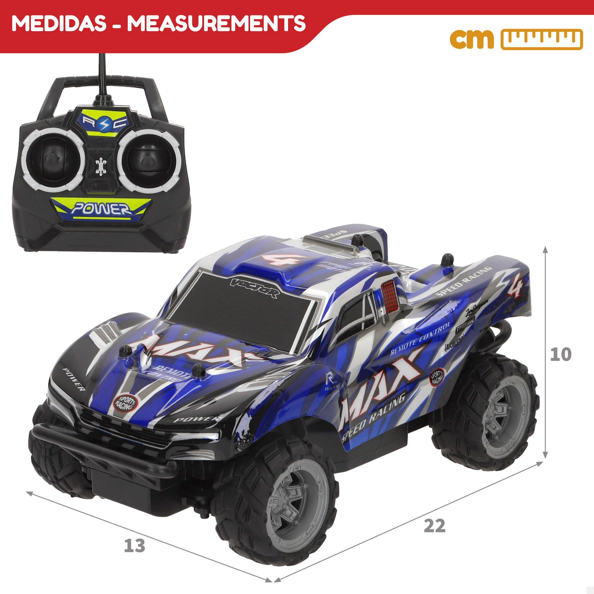 Coche radiocontrol 1:18 Speed&Go