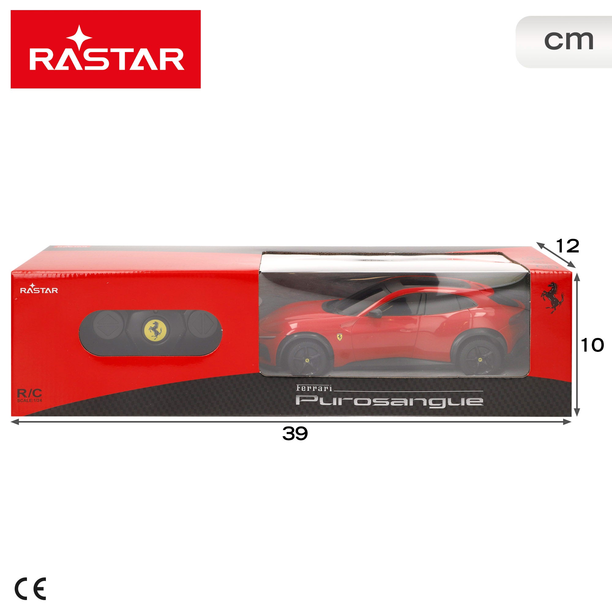 Carro telecomandado RASTAR Ferrari Purosangue 1:24