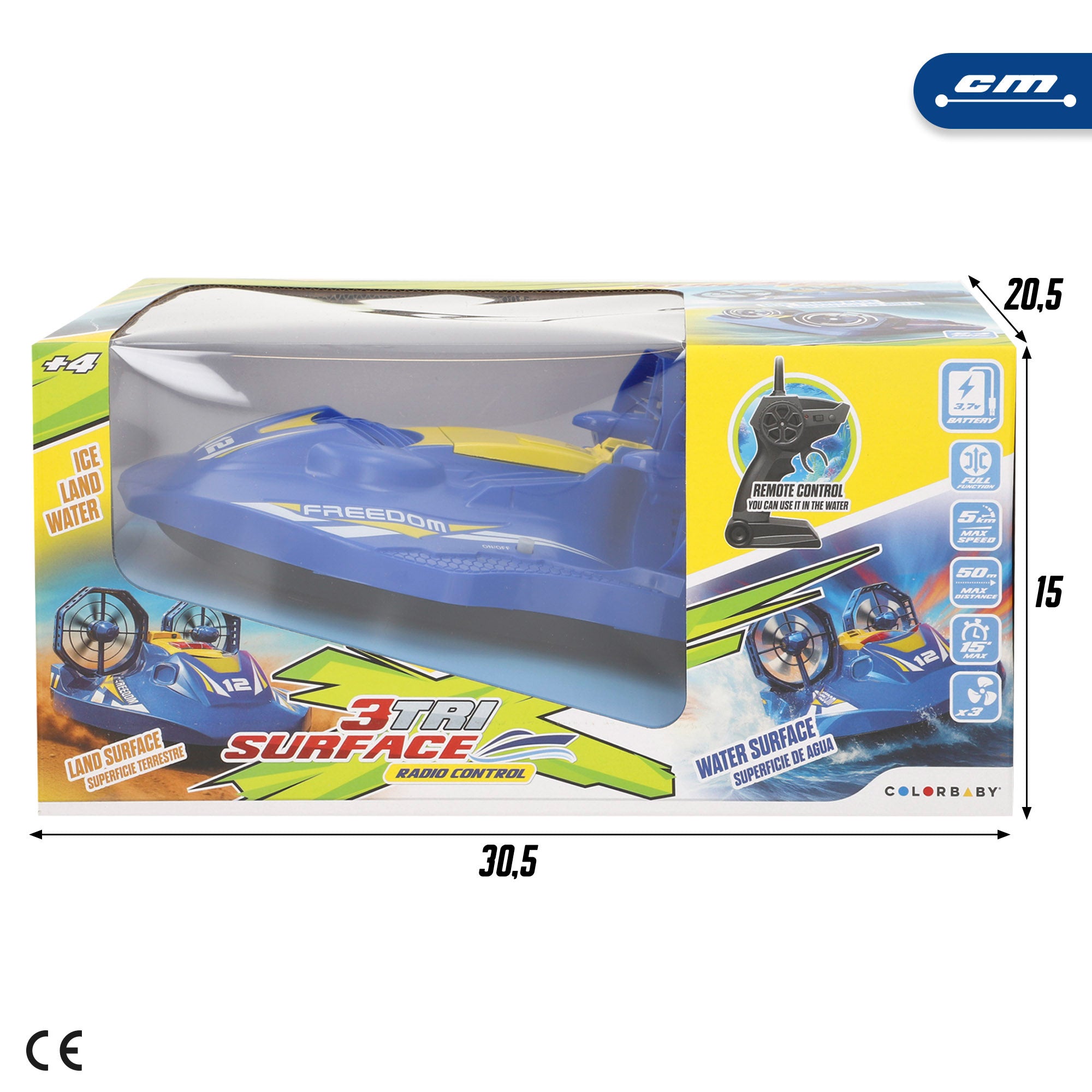 Lancha radiocontrol aerodeslizador Speed & Go
