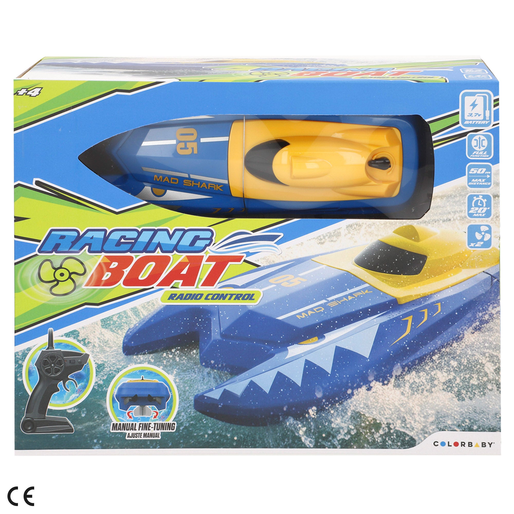 Lancha rápida radiocontrol Speed & Go