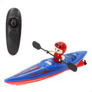 Kayak radiocontrol con figura River Kayak
