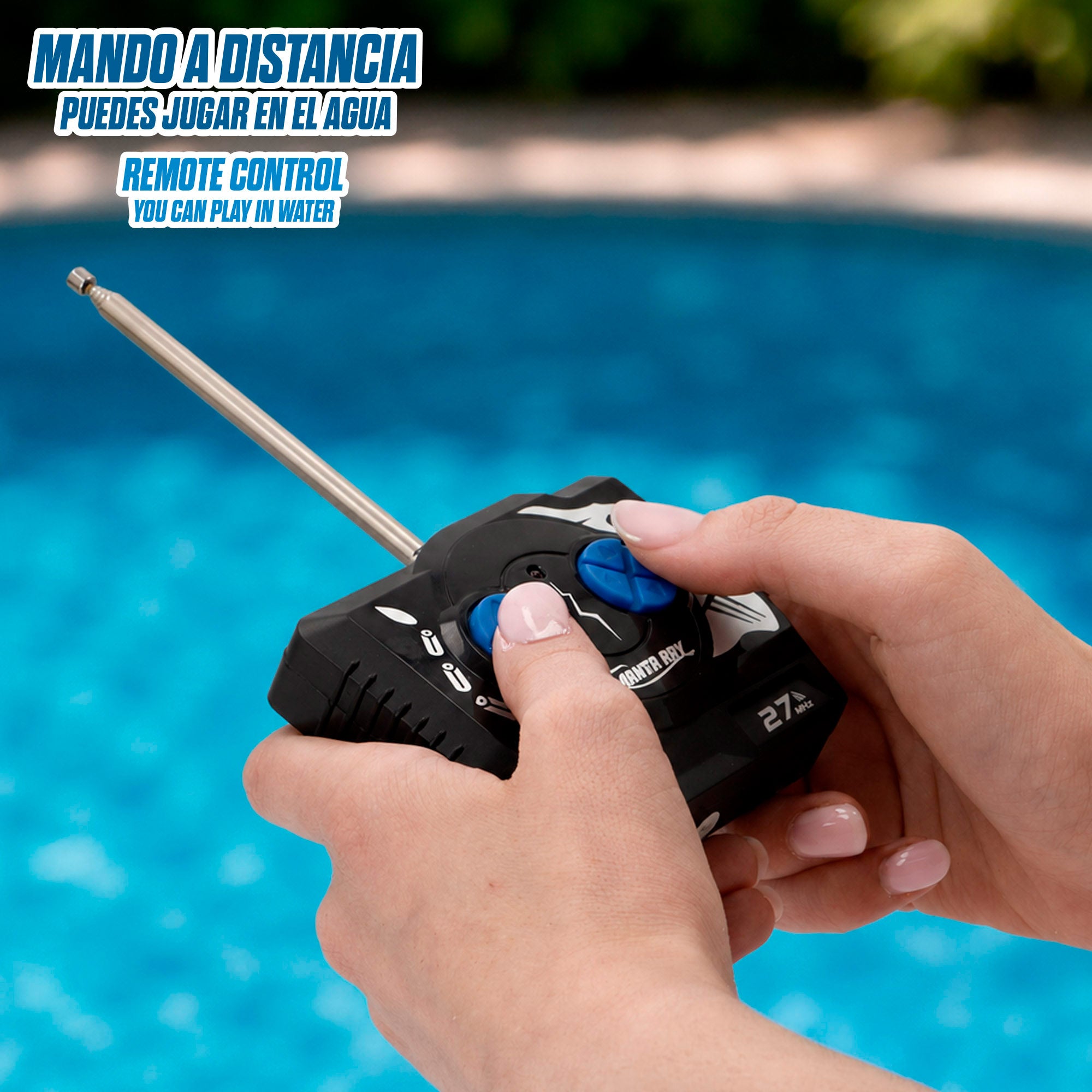 Manta raya radiocontrol + 4 años Speed&Go