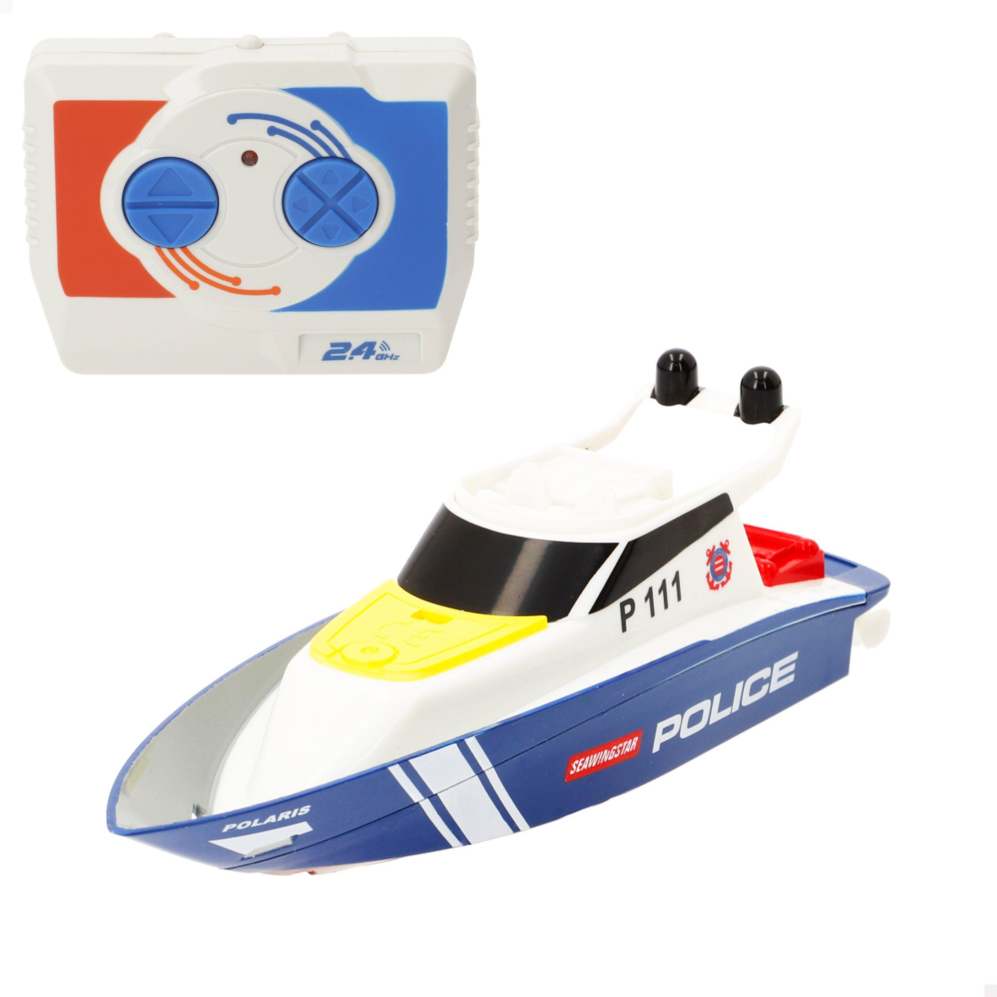 Patrullera radiocontrol + 4 años Speed&Go
