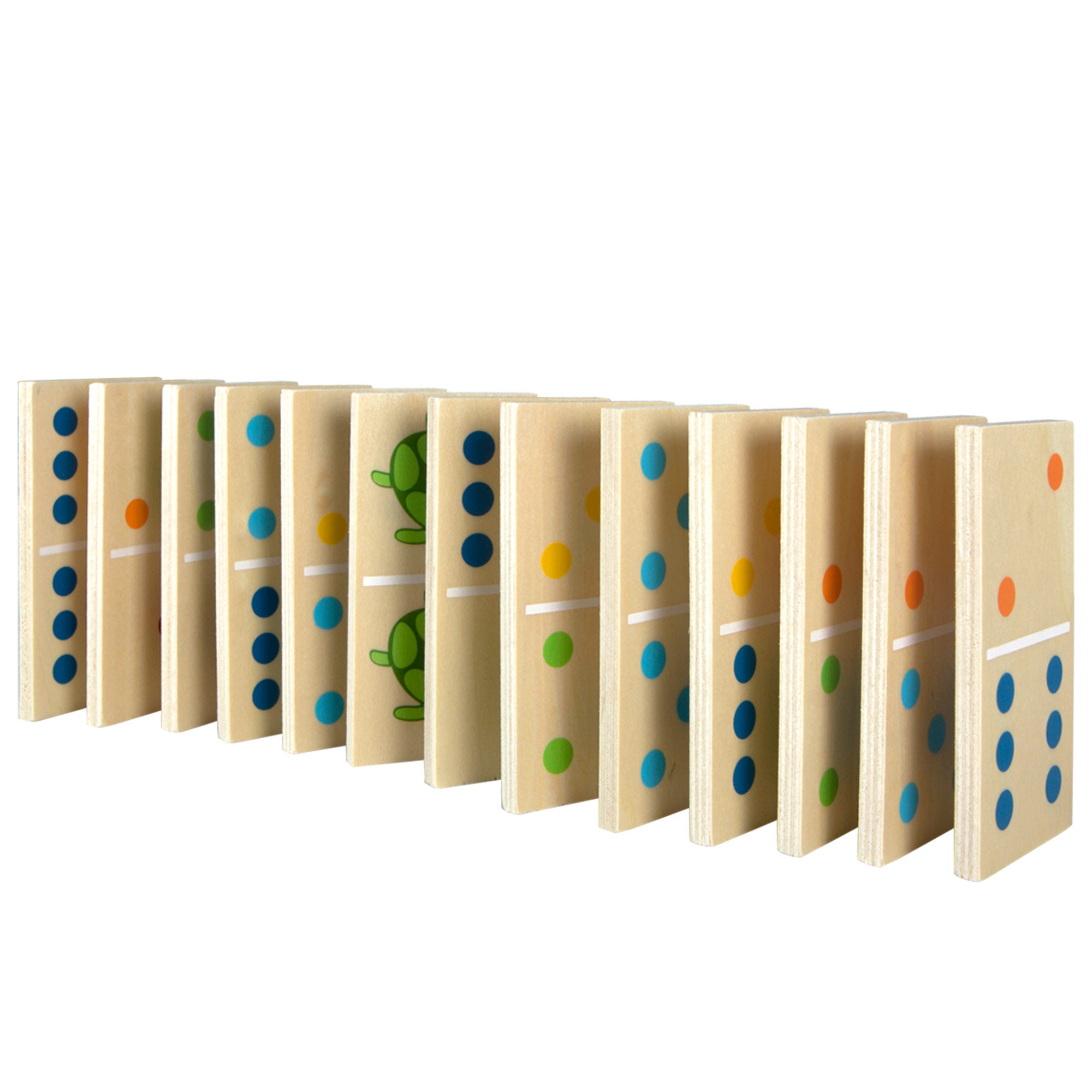 WOOMAX Dominó infantil de madera