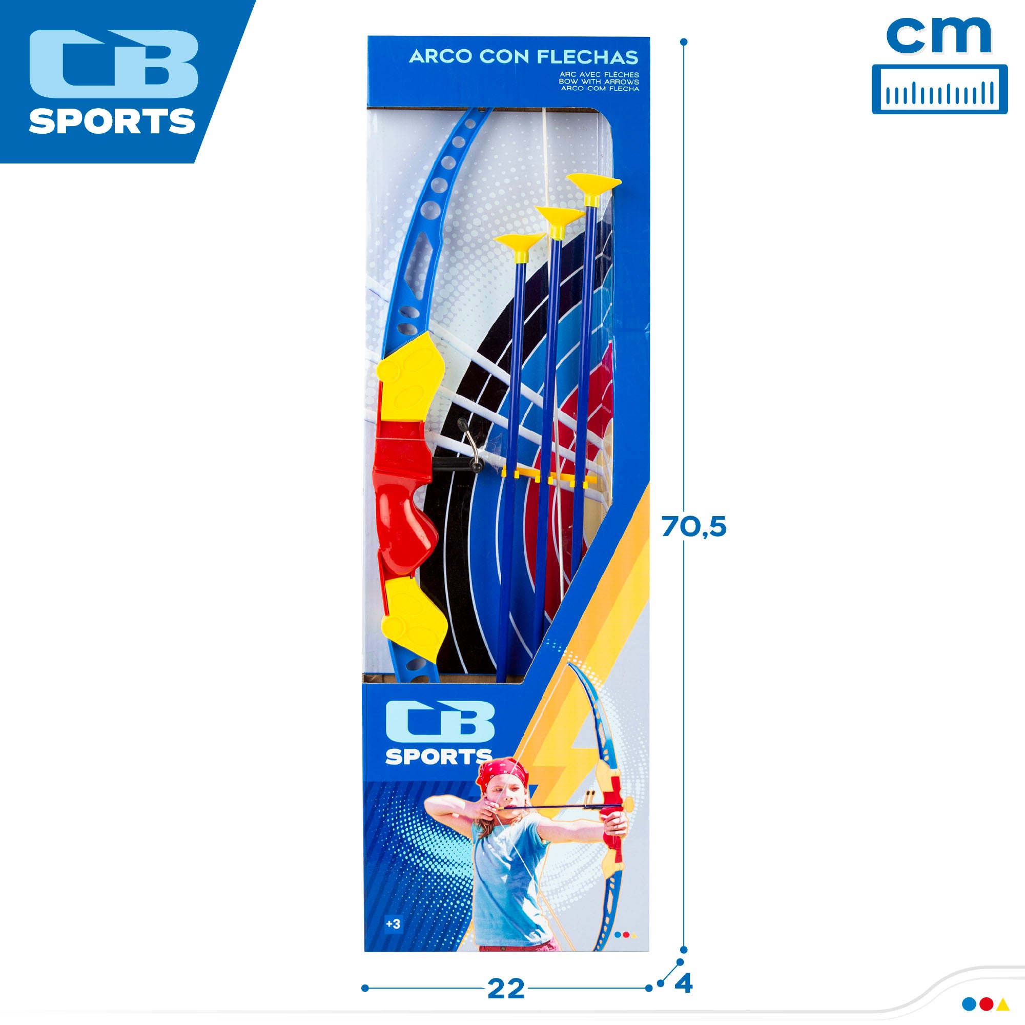 Set tiro con arco 70 cm CB Toys