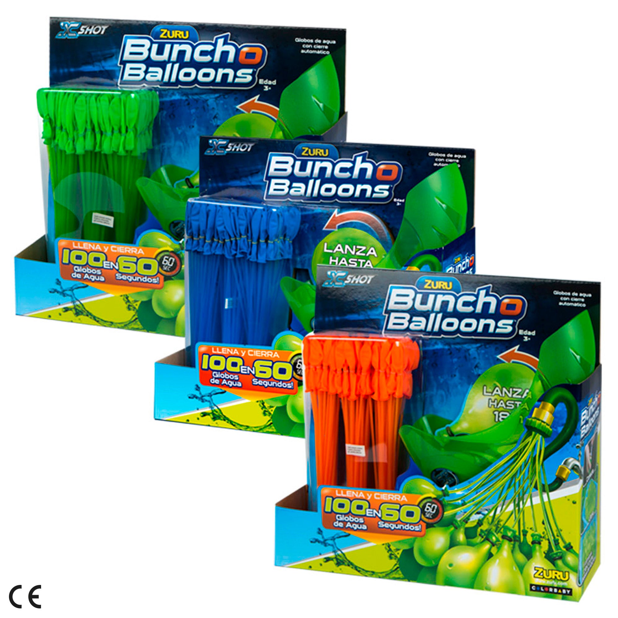 Set globos con lanzador y 105 globos Bunch O Balloons