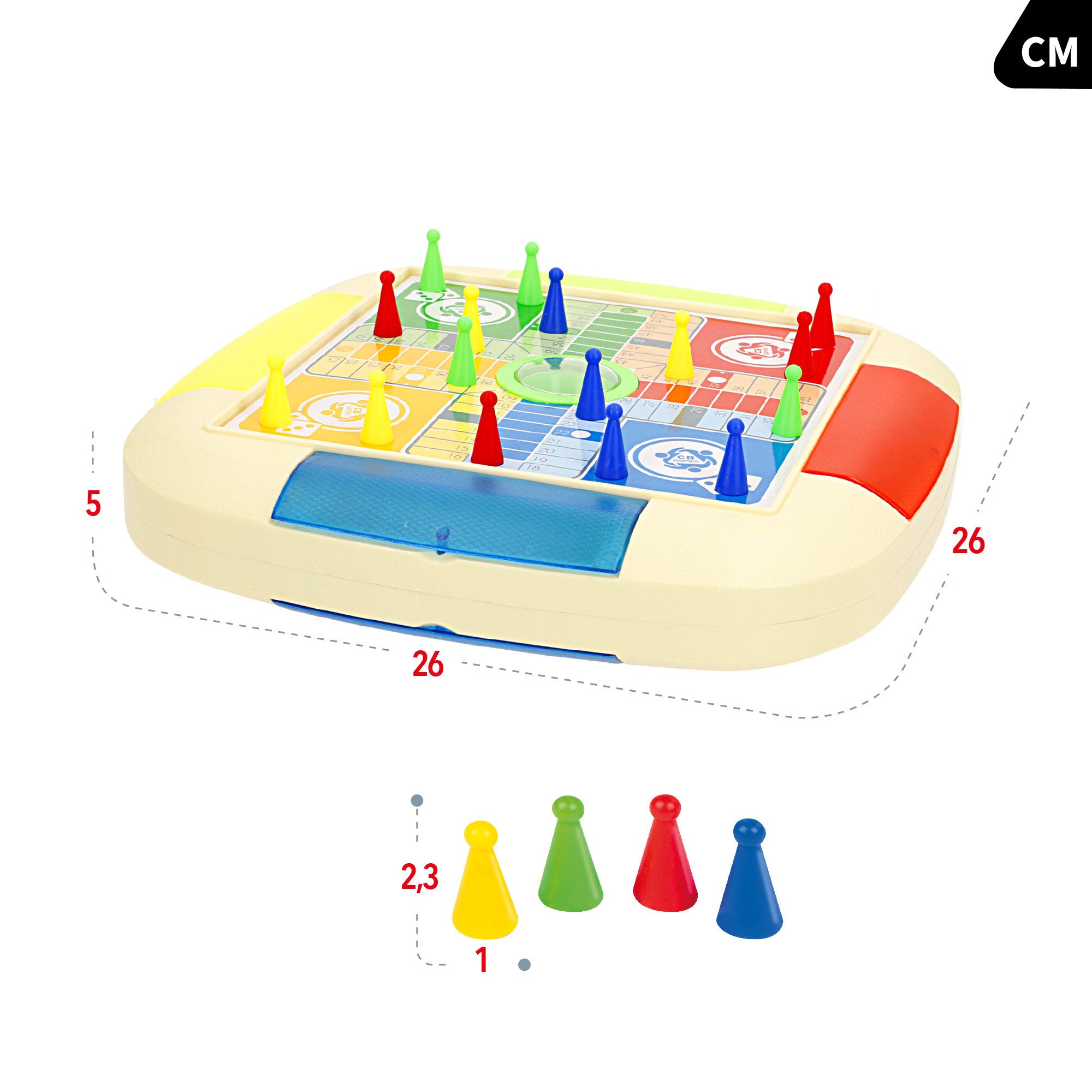 Juegos de mesa 2 en 1 oca y parchís CB Games