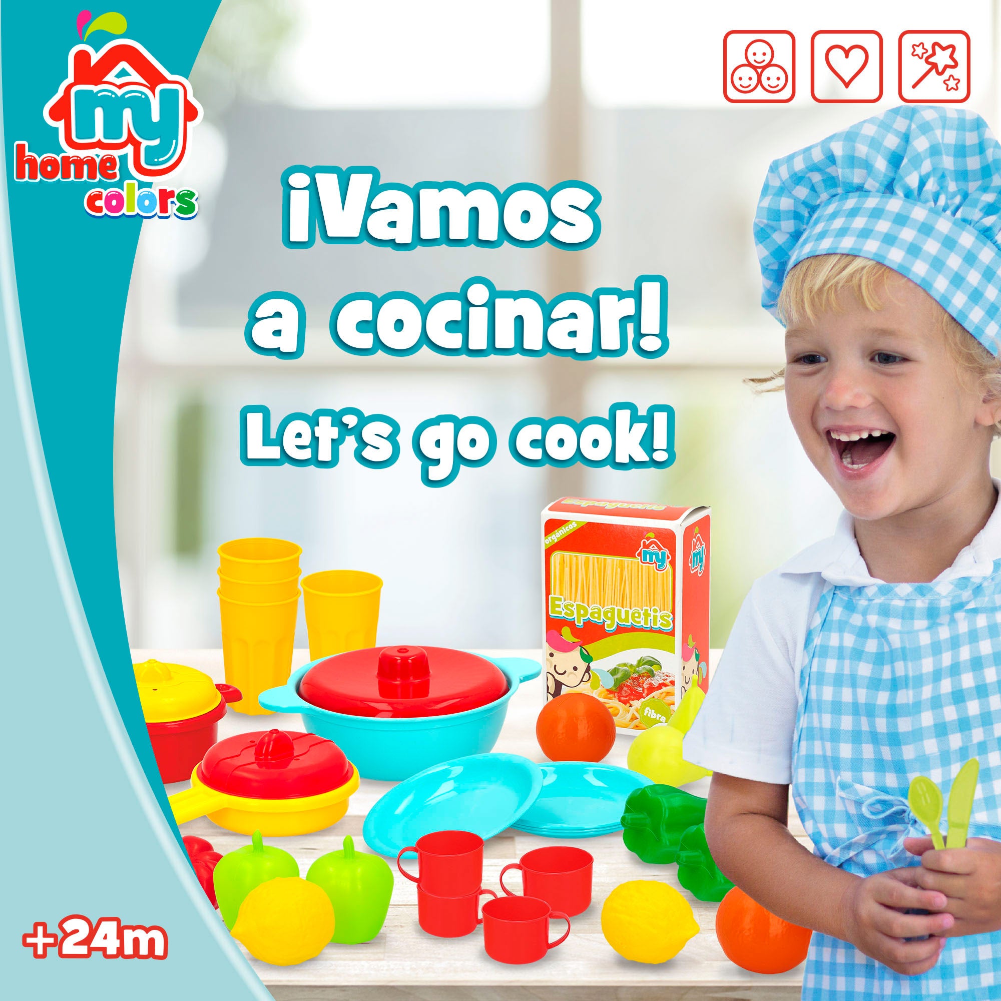 Caja alimentos y menaje My Home Colors