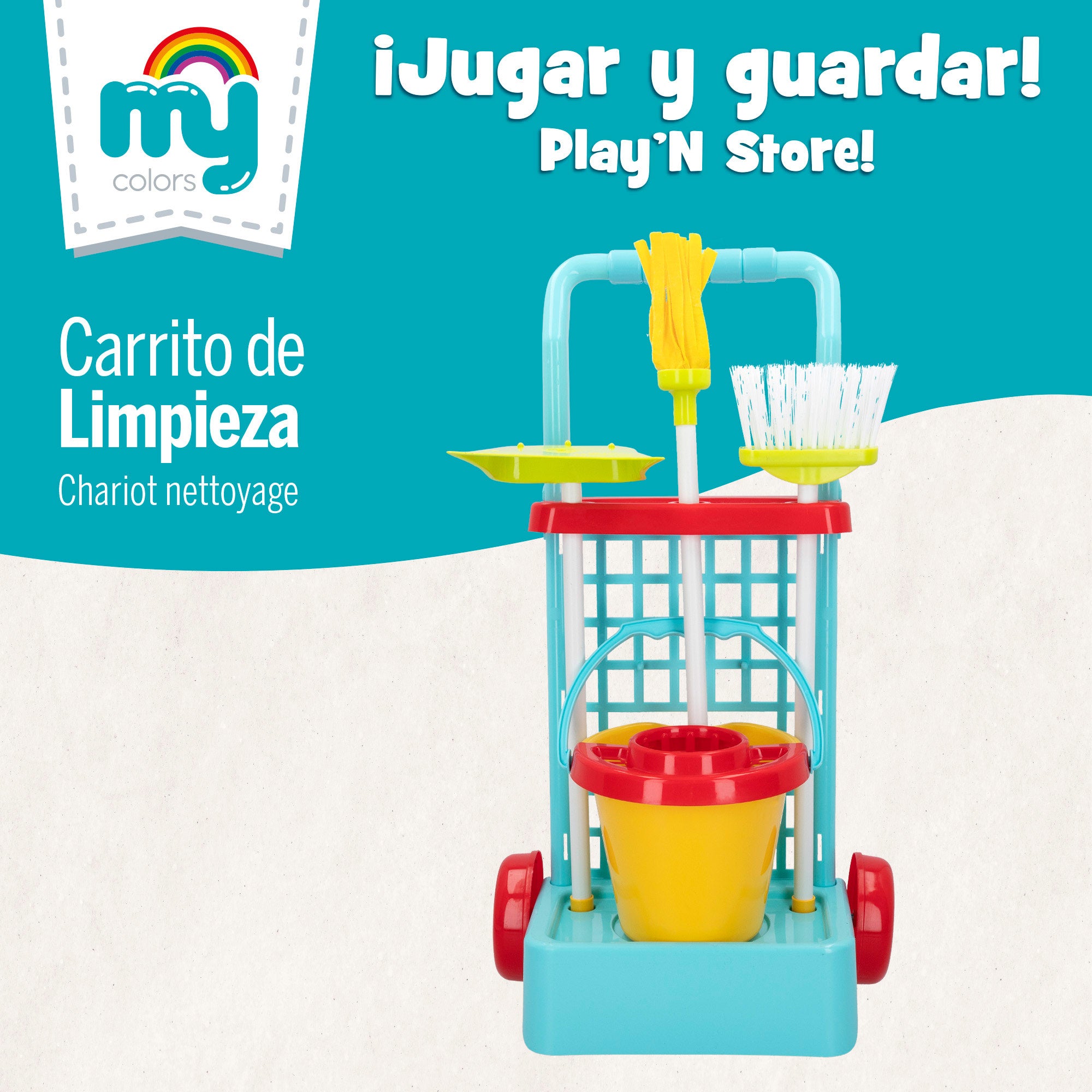 Carrito de limpieza My Home Colors