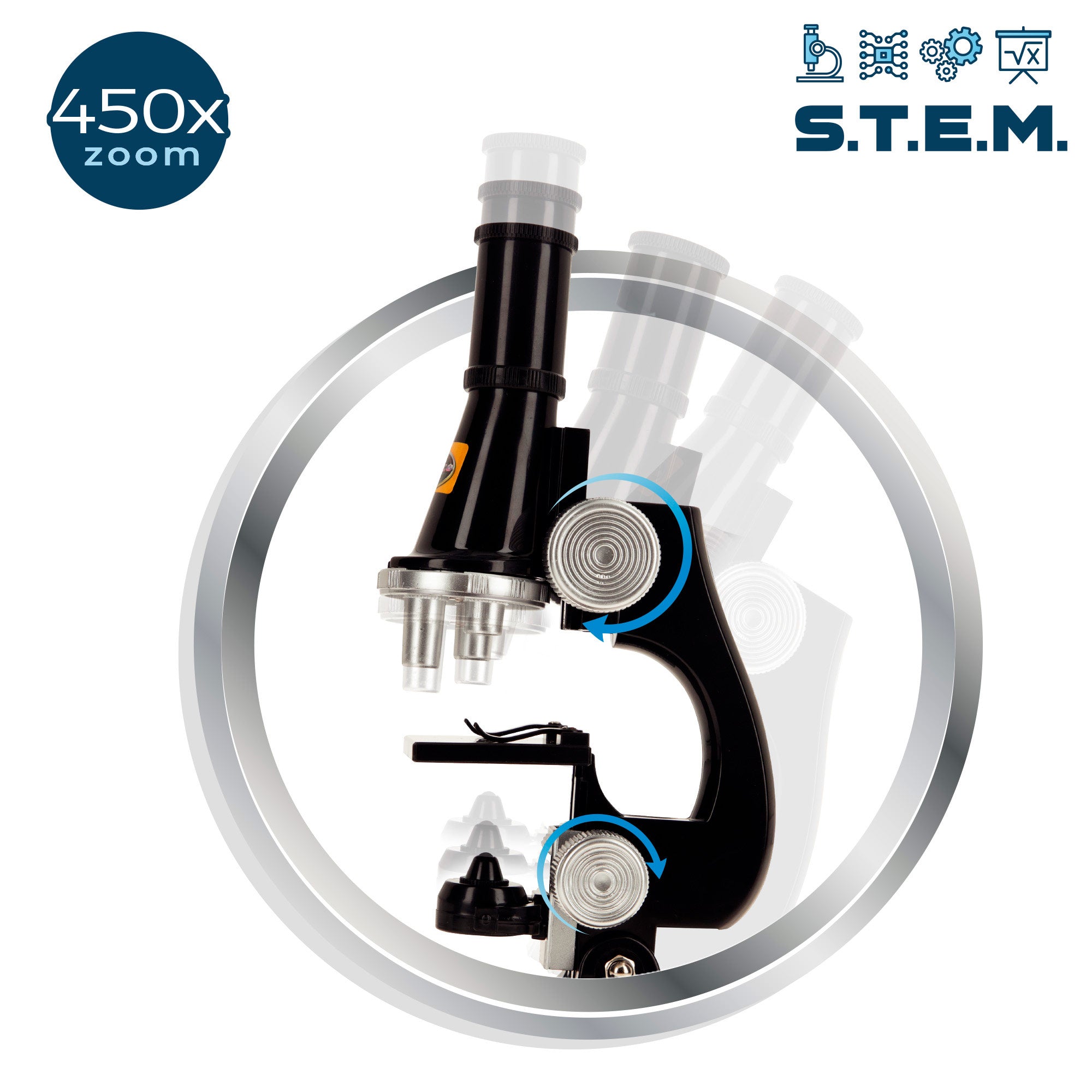 Microscopio de juguete con luz Smart Theory