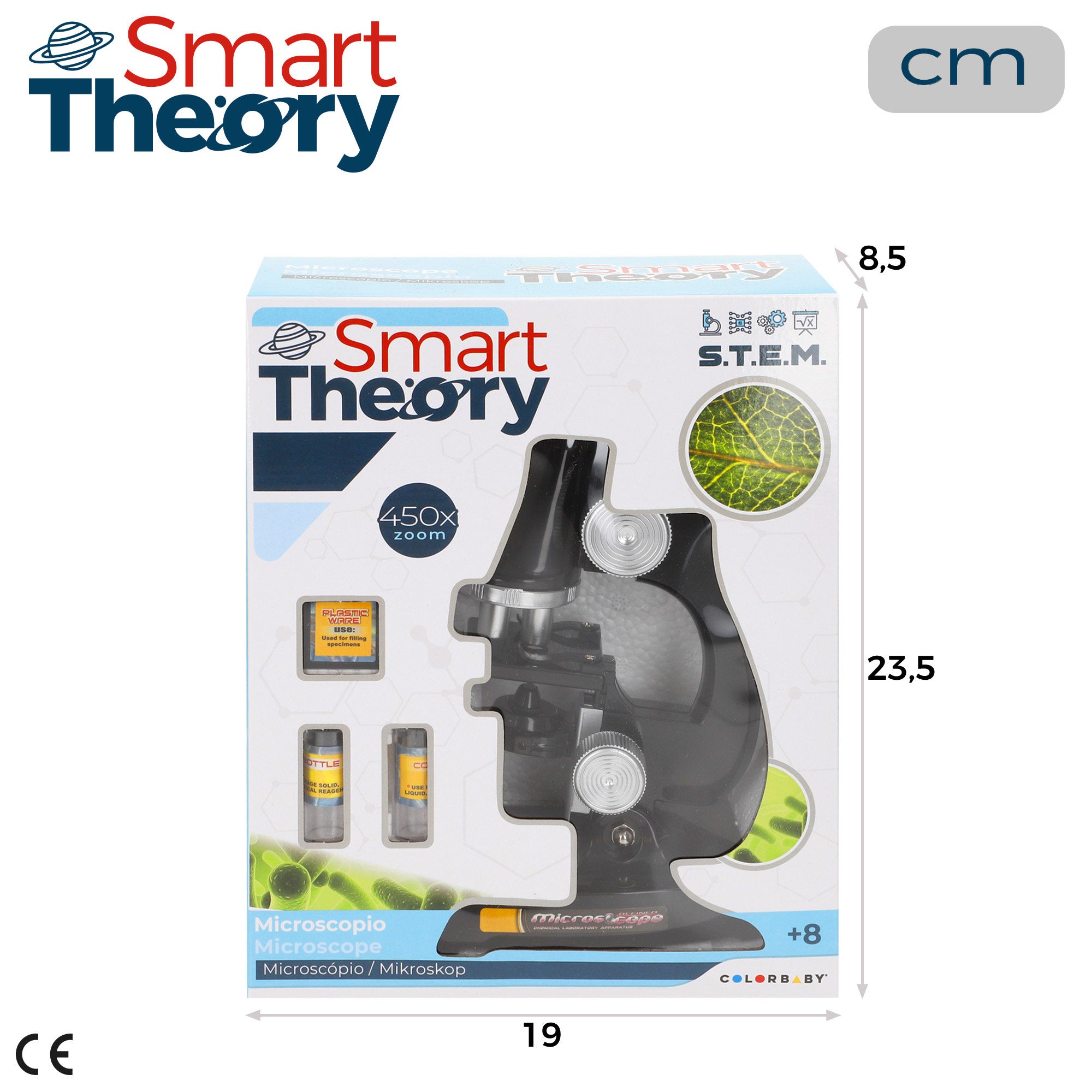 Microscopio de juguete con luz Smart Theory