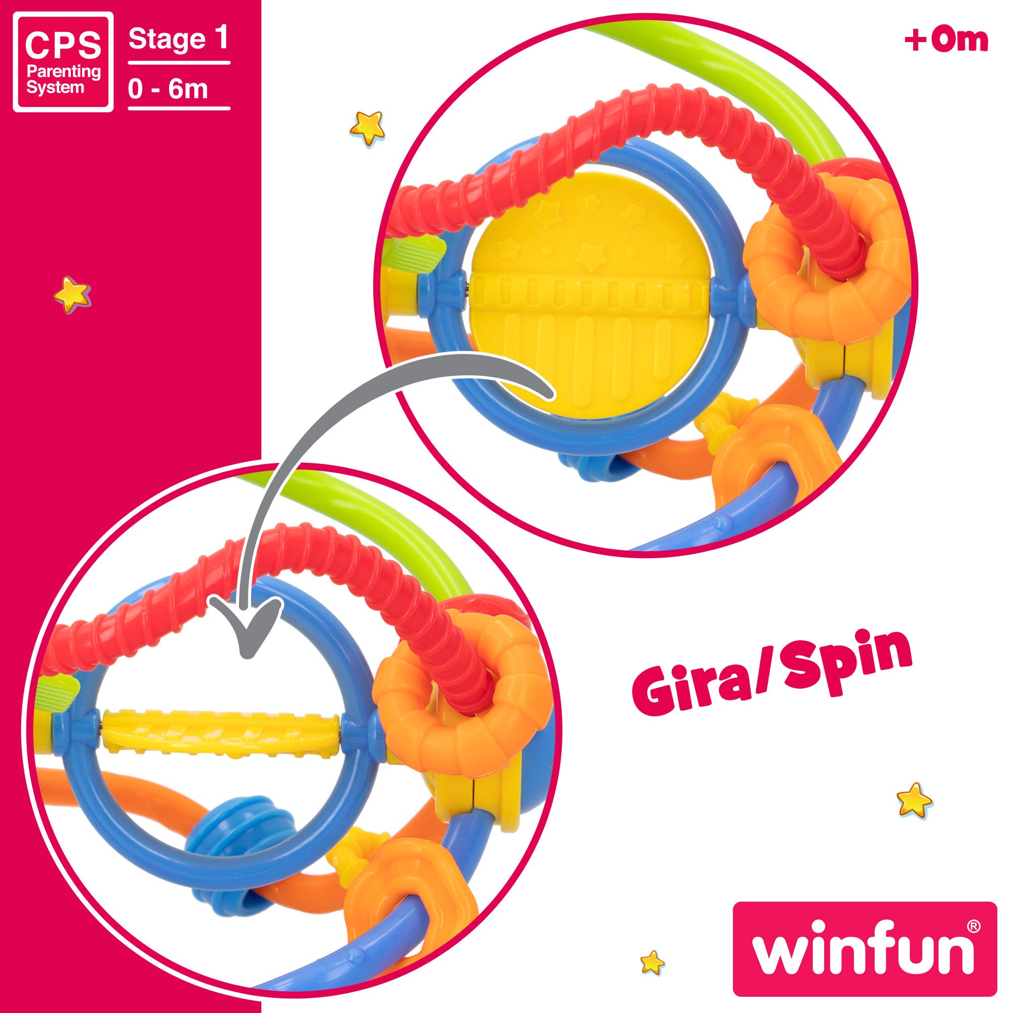 Winfun Sonajero multifunción para recién nacidos