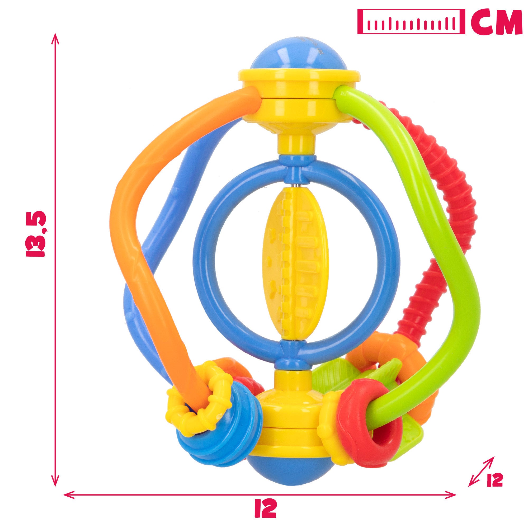 Chocalho multifuncional Winfun para recém-nascidos