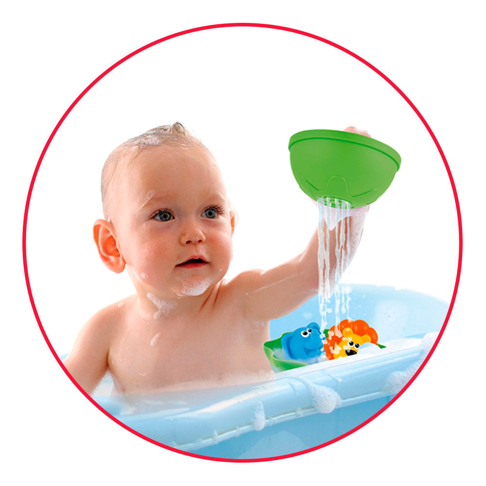 Winfun Juego 10 animalitos terrestres de goma para el baño