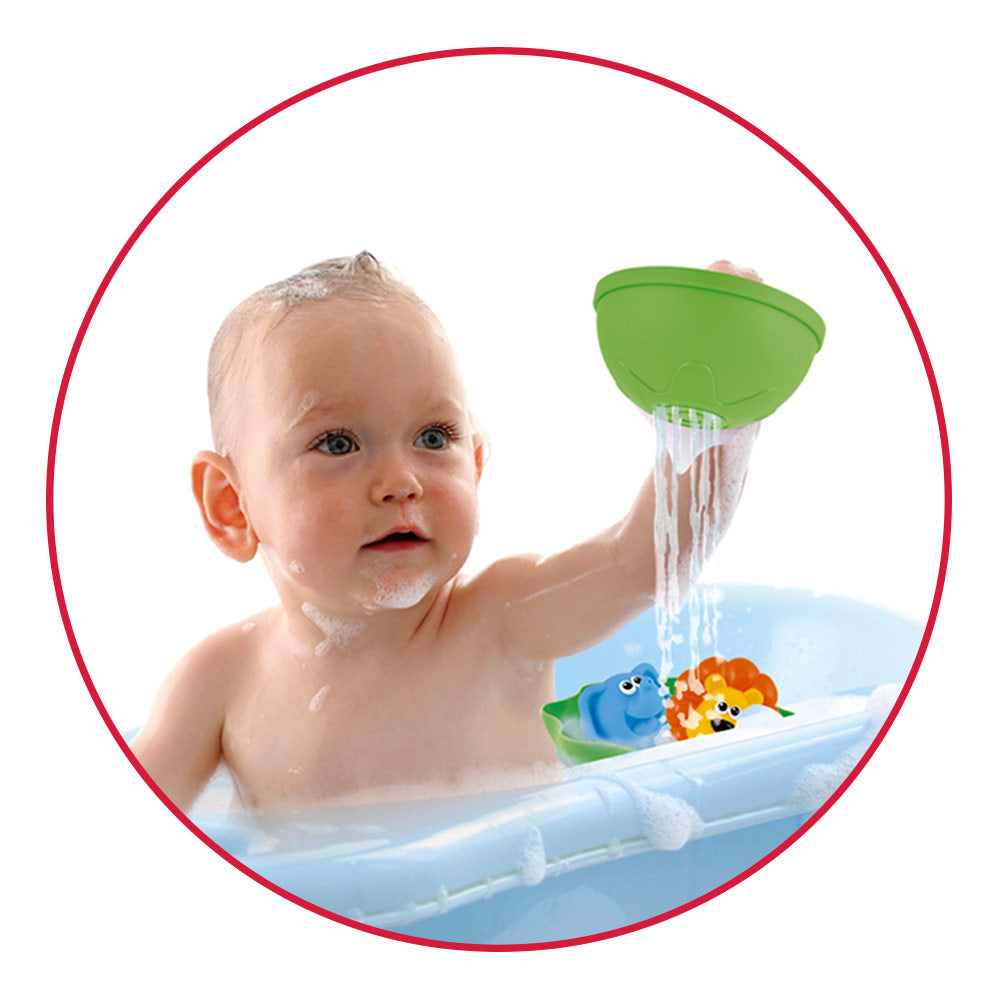 Winfun Juego 10 animalitos terrestres de goma para el baño