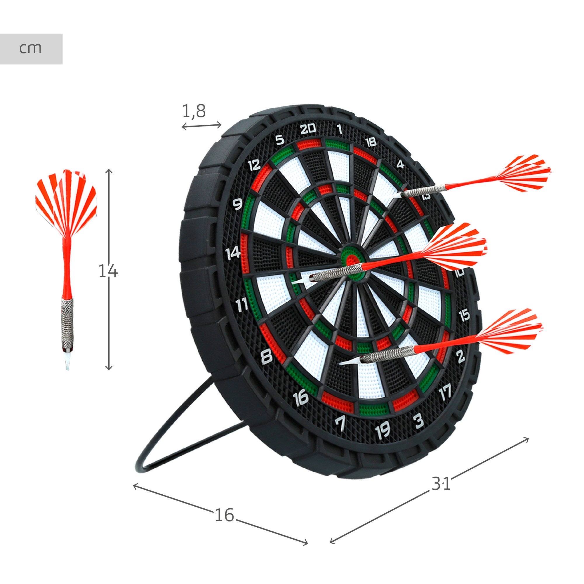 Diana de dardos Aktive Sports Ø31 cm