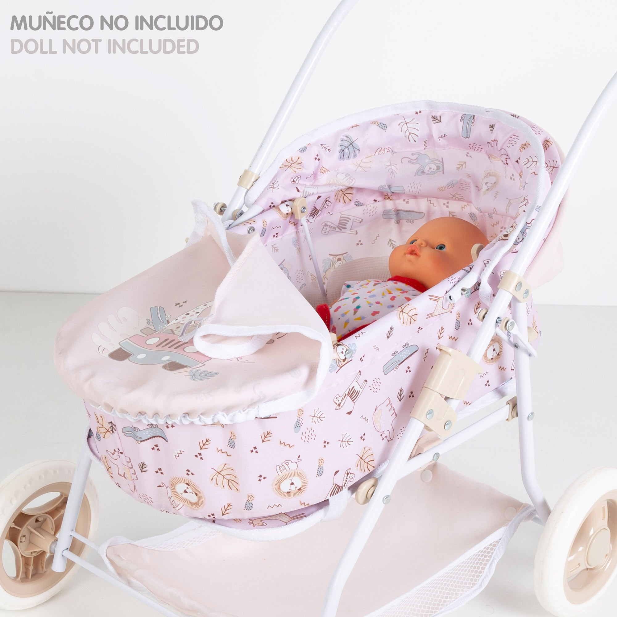 Carrito de paseo muñecas 2 en 1 COLORBABY