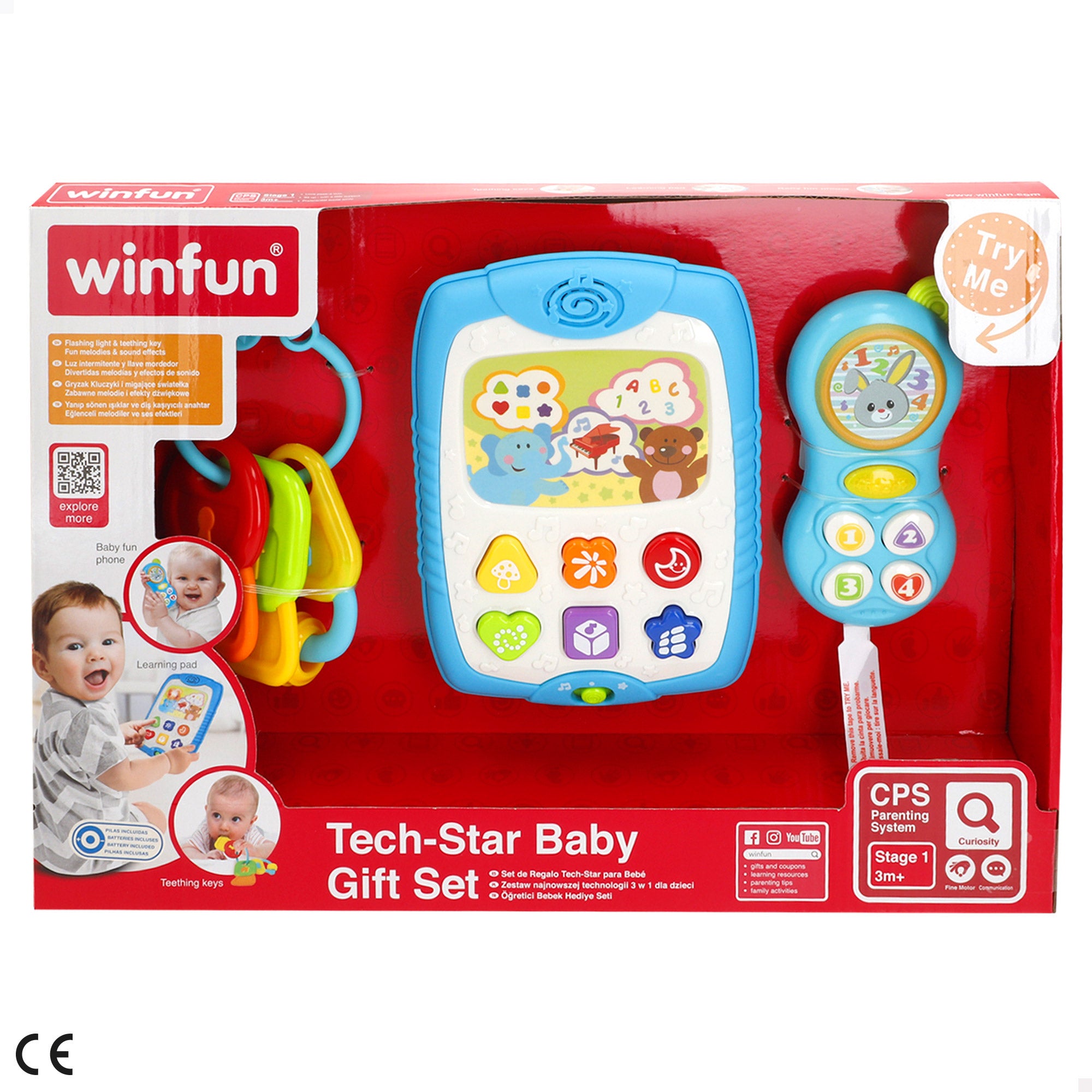 Winfun Set tablet con accesorios para bebés