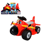 Aviãozinho de brinquedo do Mickey Mouse, movido a bateria de 6V