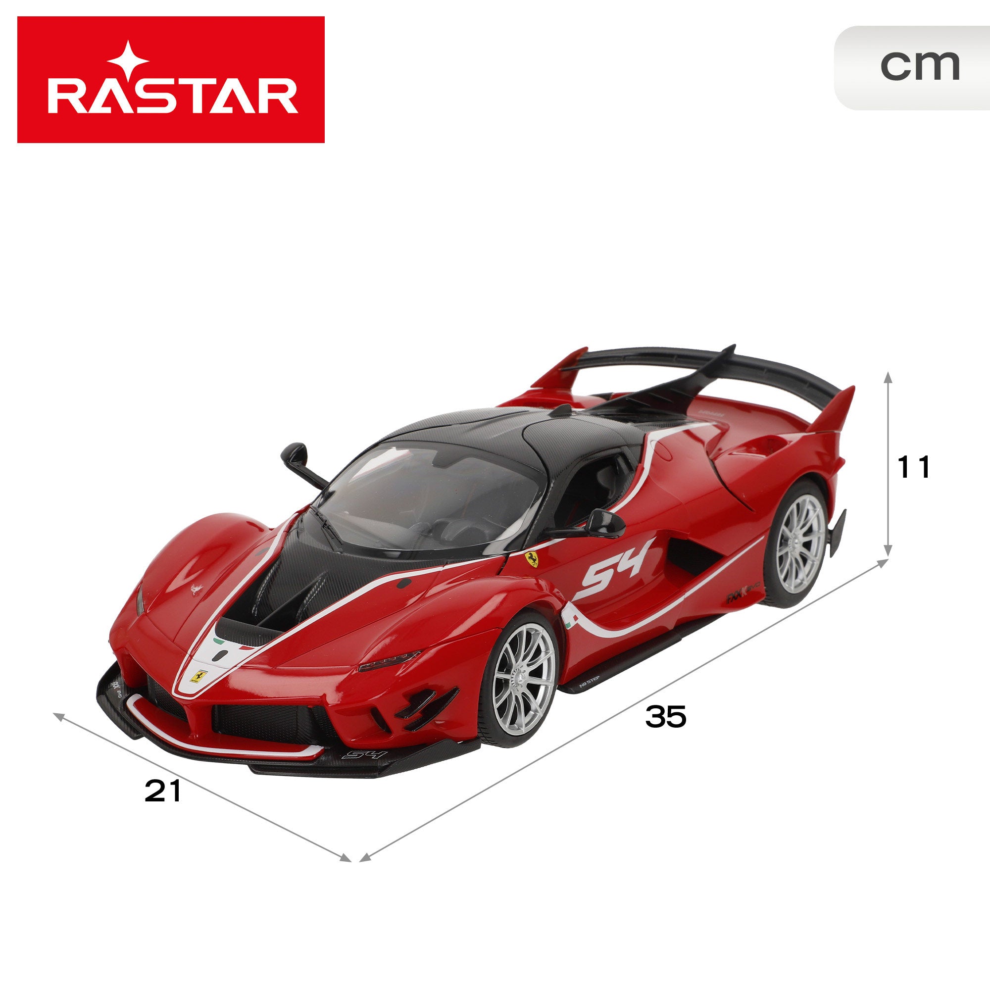 RASTAR Coche teledirigido Ferrari FXX K EVO 1:14