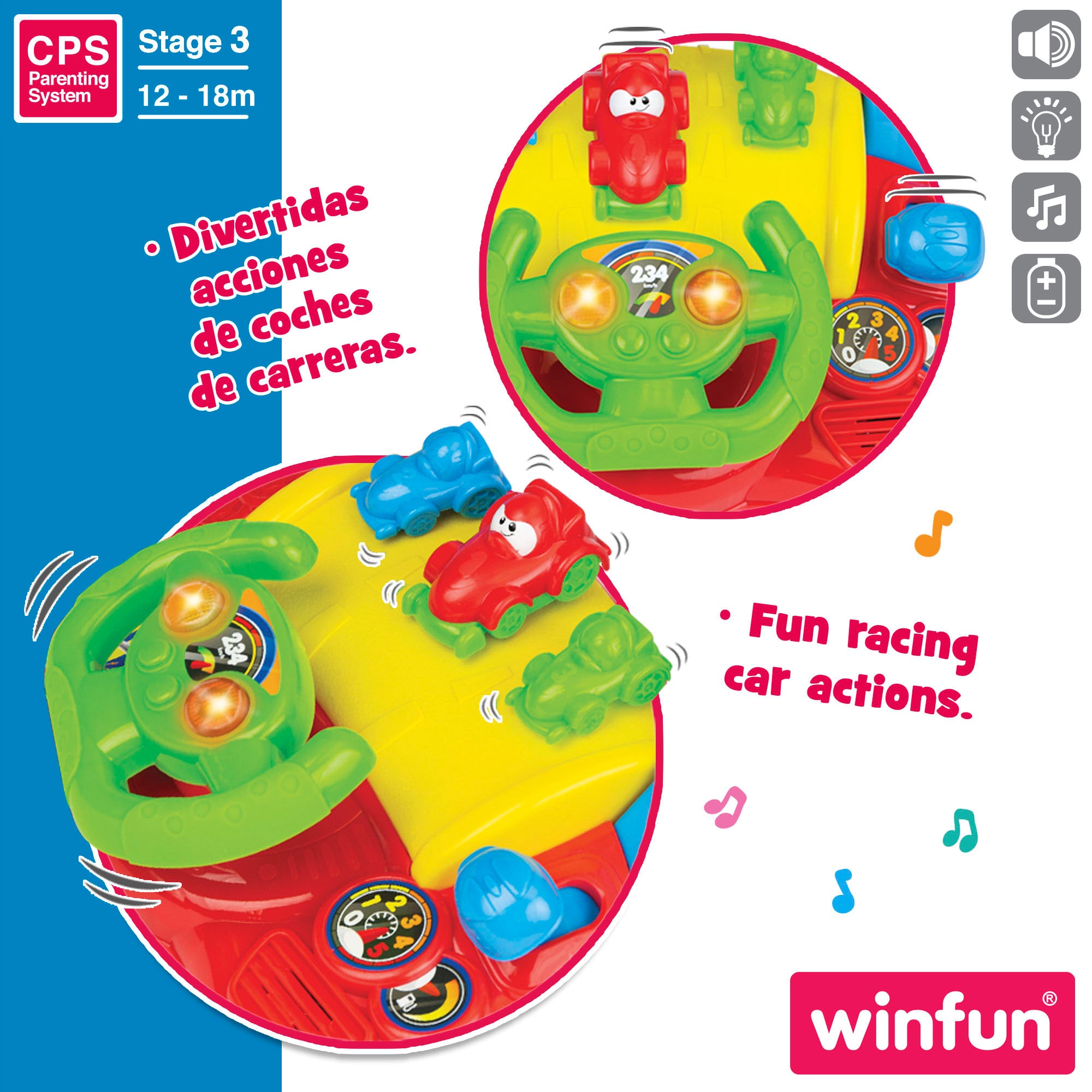 Winfun Volante simulador de conducción