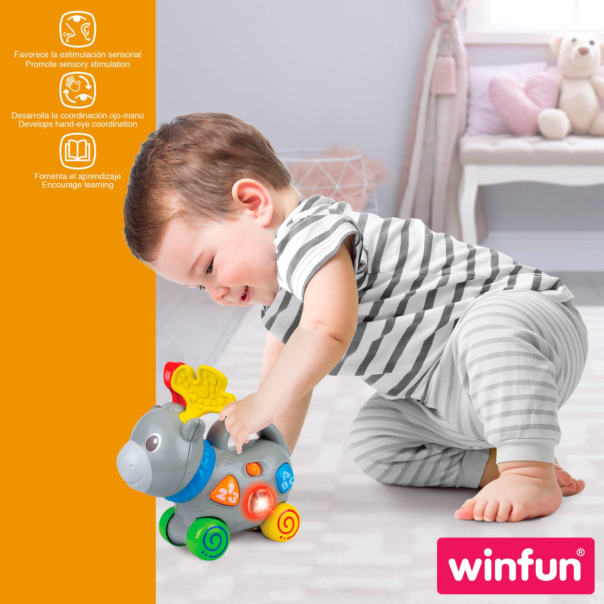 Winfun Arrastre musical alce