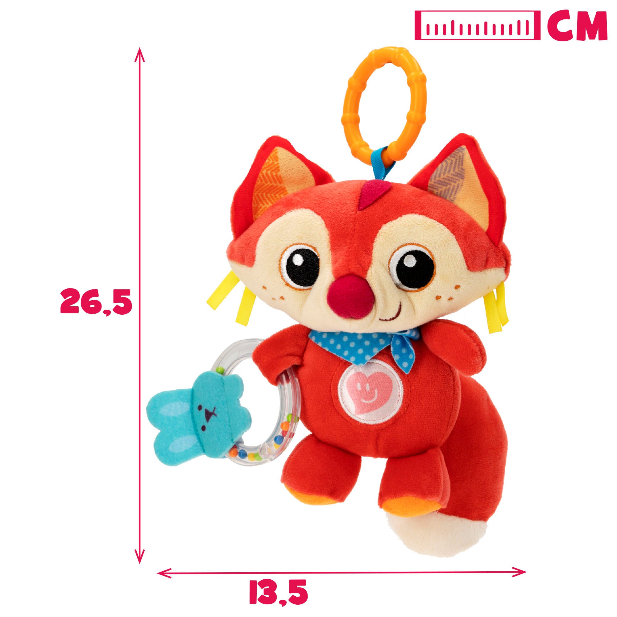 Chocalho de raposa de peluche Winfun