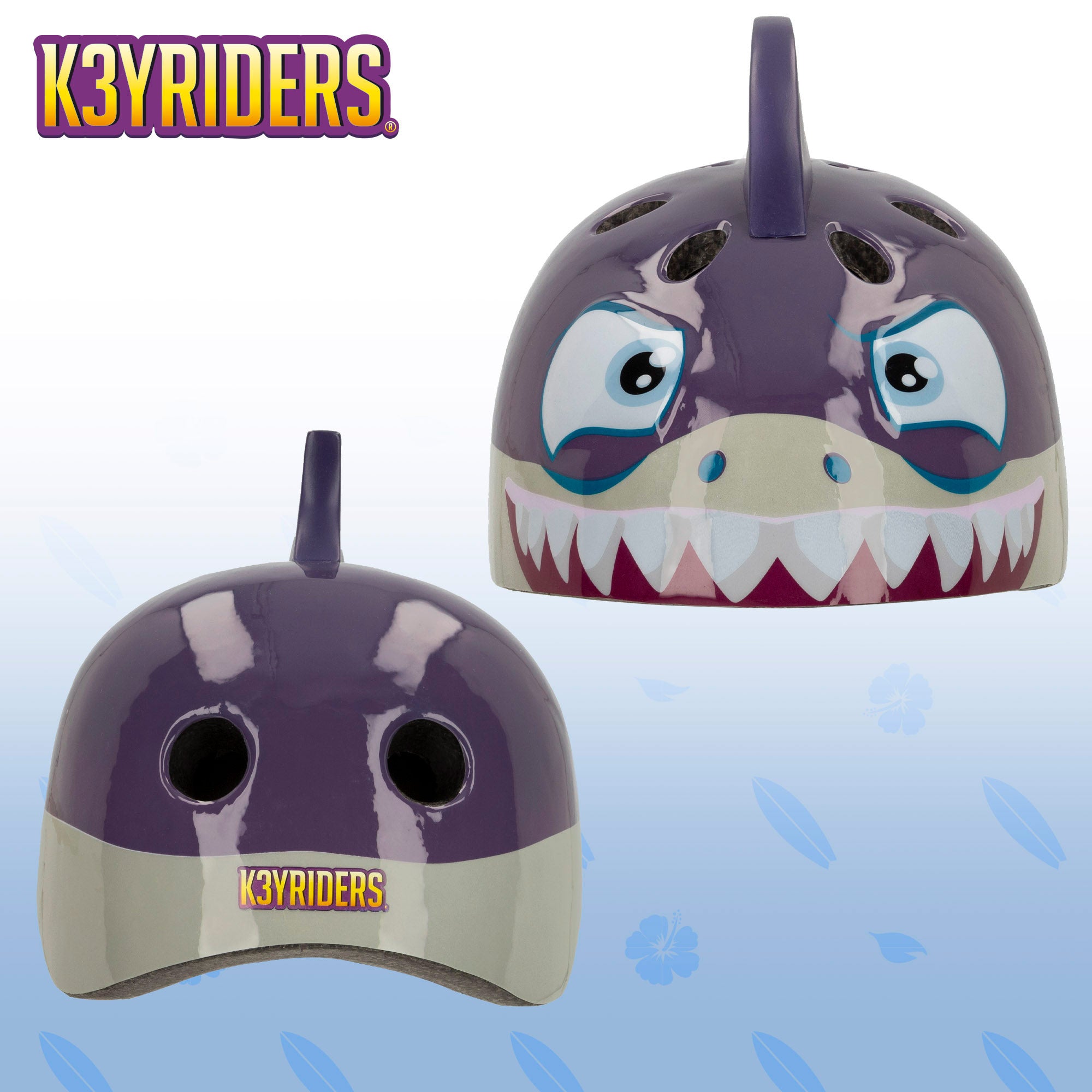 Casco 3D patinete tiburón K3YRIDERS