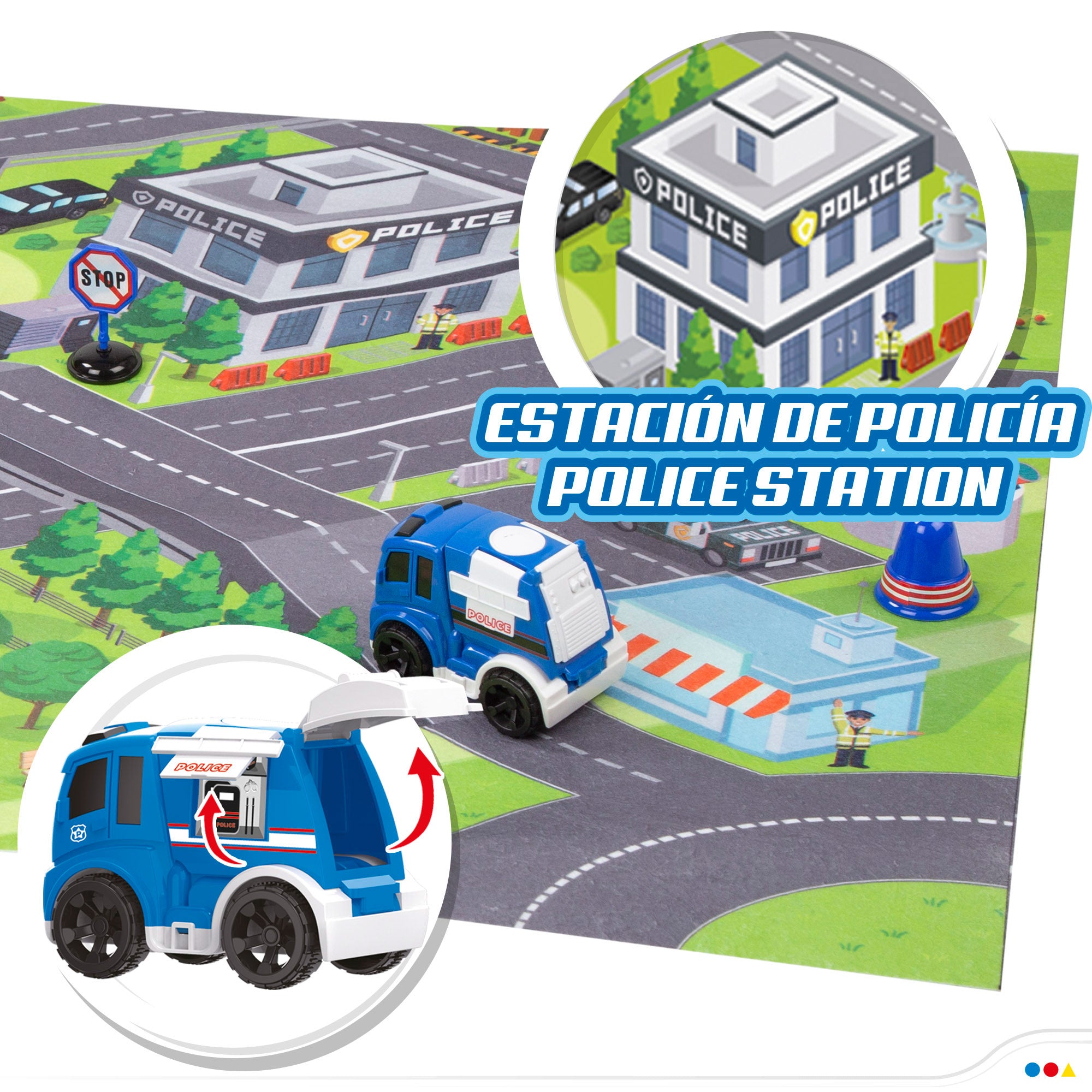 Manta de actividades con coche de fricción Speed & Go