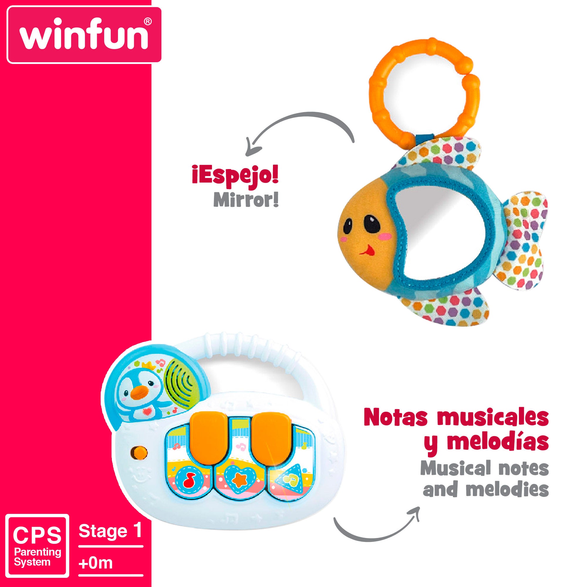 Winfun Set accesorios para bebé con luz y sonido