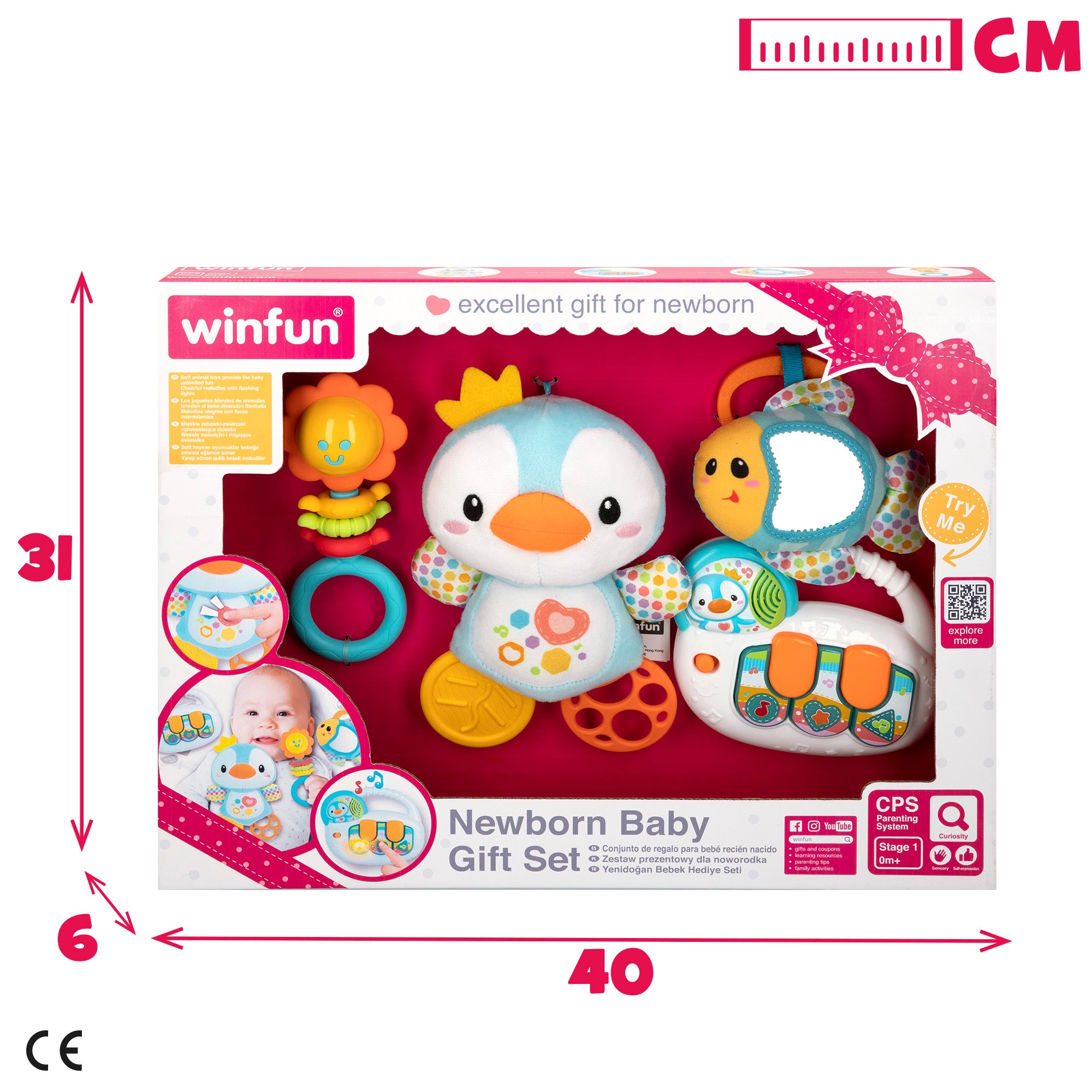 Winfun Set accesorios para bebé con luz y sonido