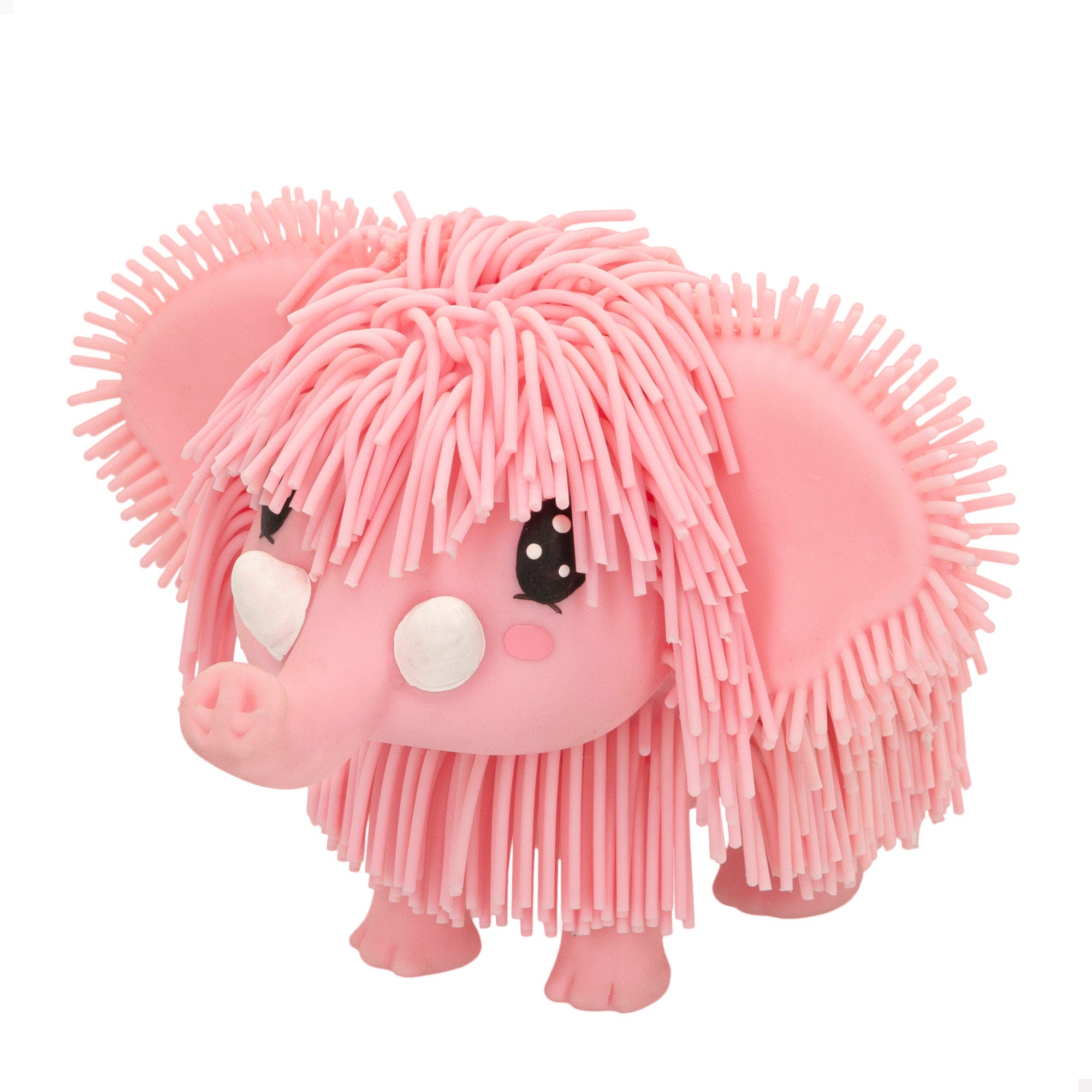 Jiggly Pets Elefante de juguete andador c/música y sonido rosa