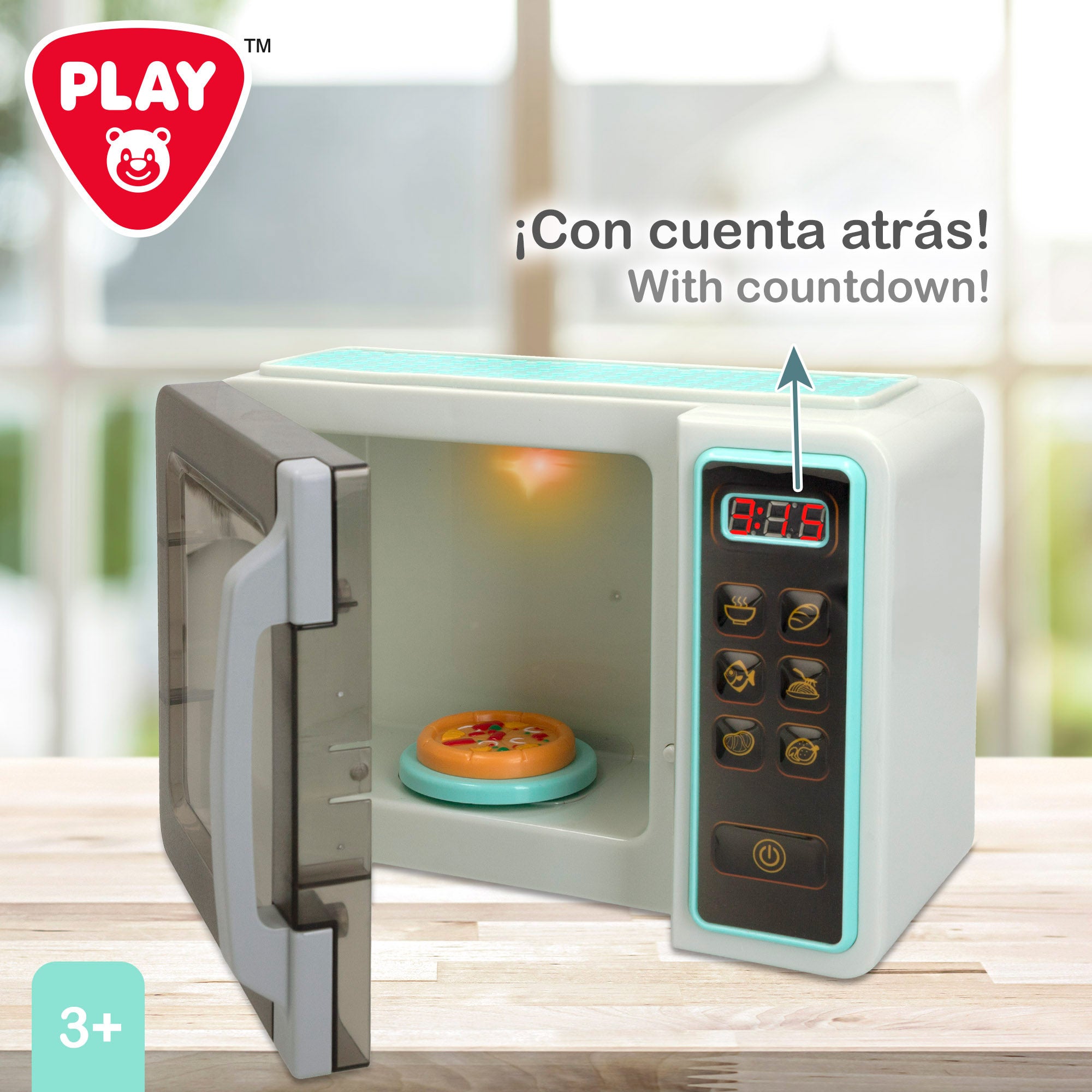 PLAY Microondas juguete con luz y sonido