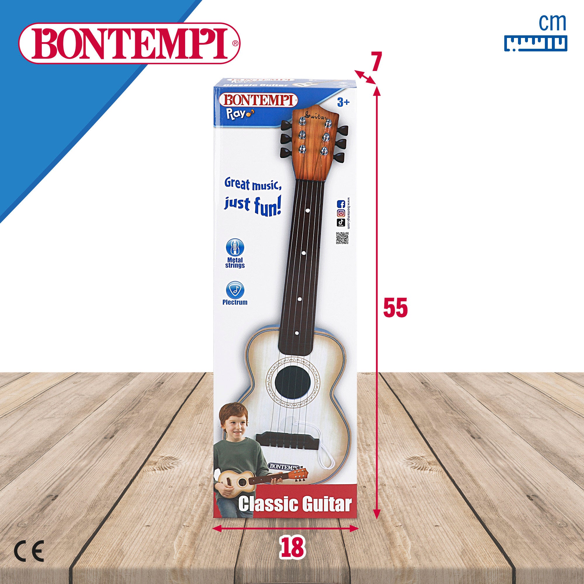 Guitarra de juguete española 54,5 cm Bontempi
