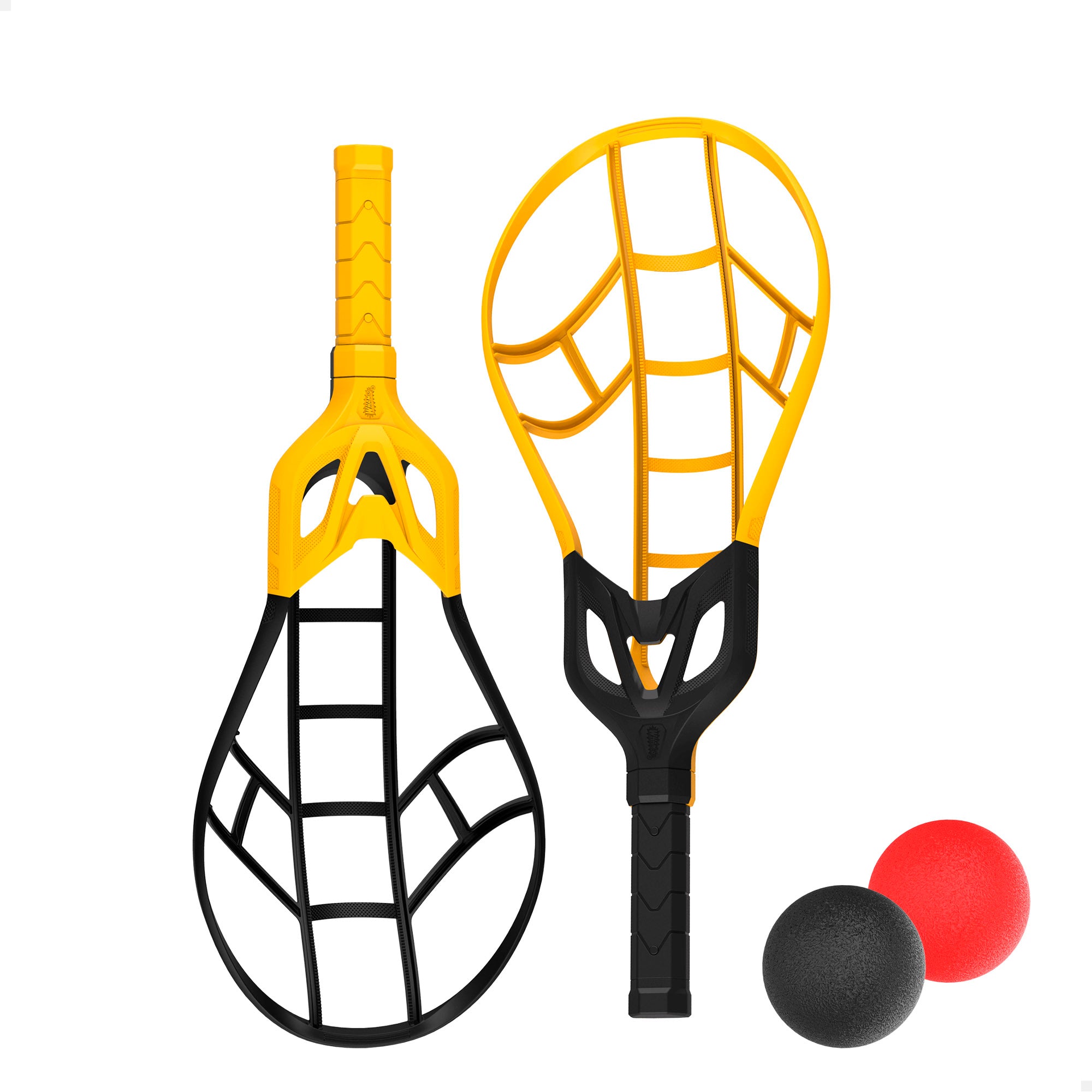 Wham-O Set de raquetas grandes para niños Trac-Ball con 2 pelotas