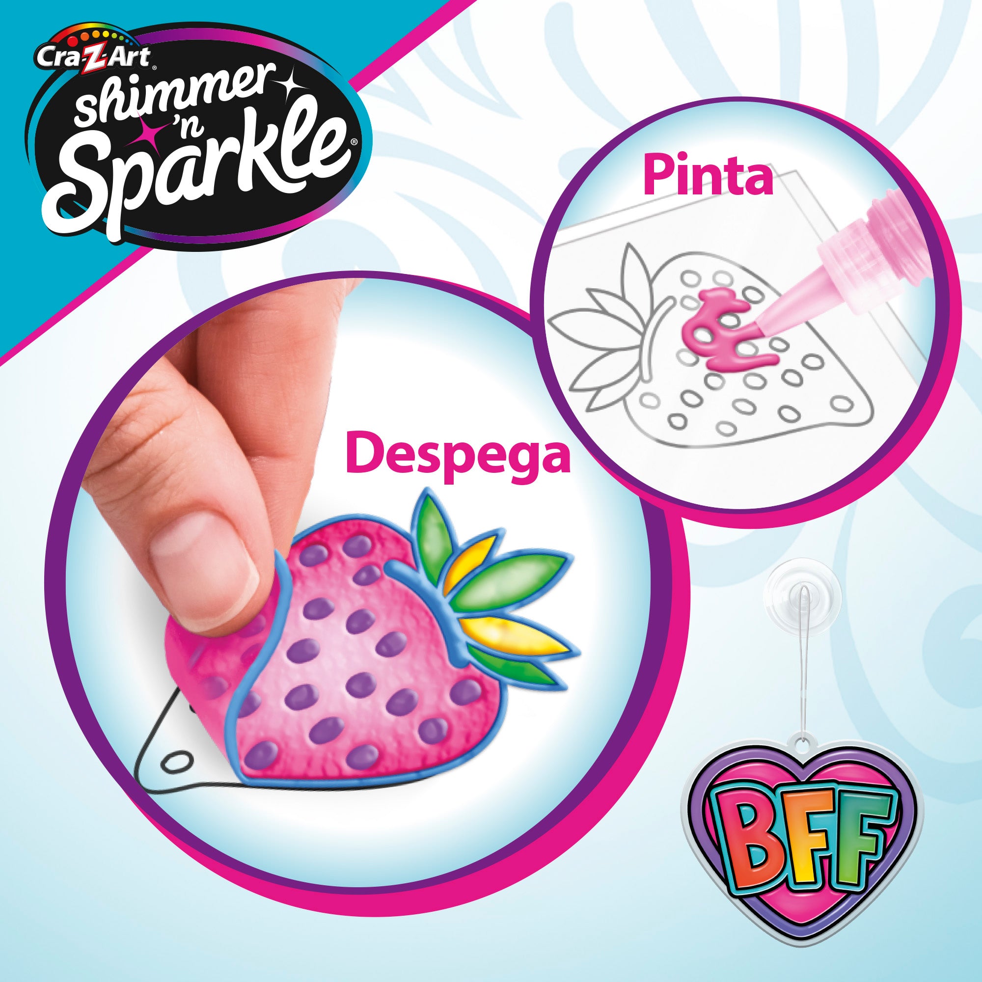 Shimmer 'n Sparkle Atrapasoles y pegatinas para ventanas que cambian color