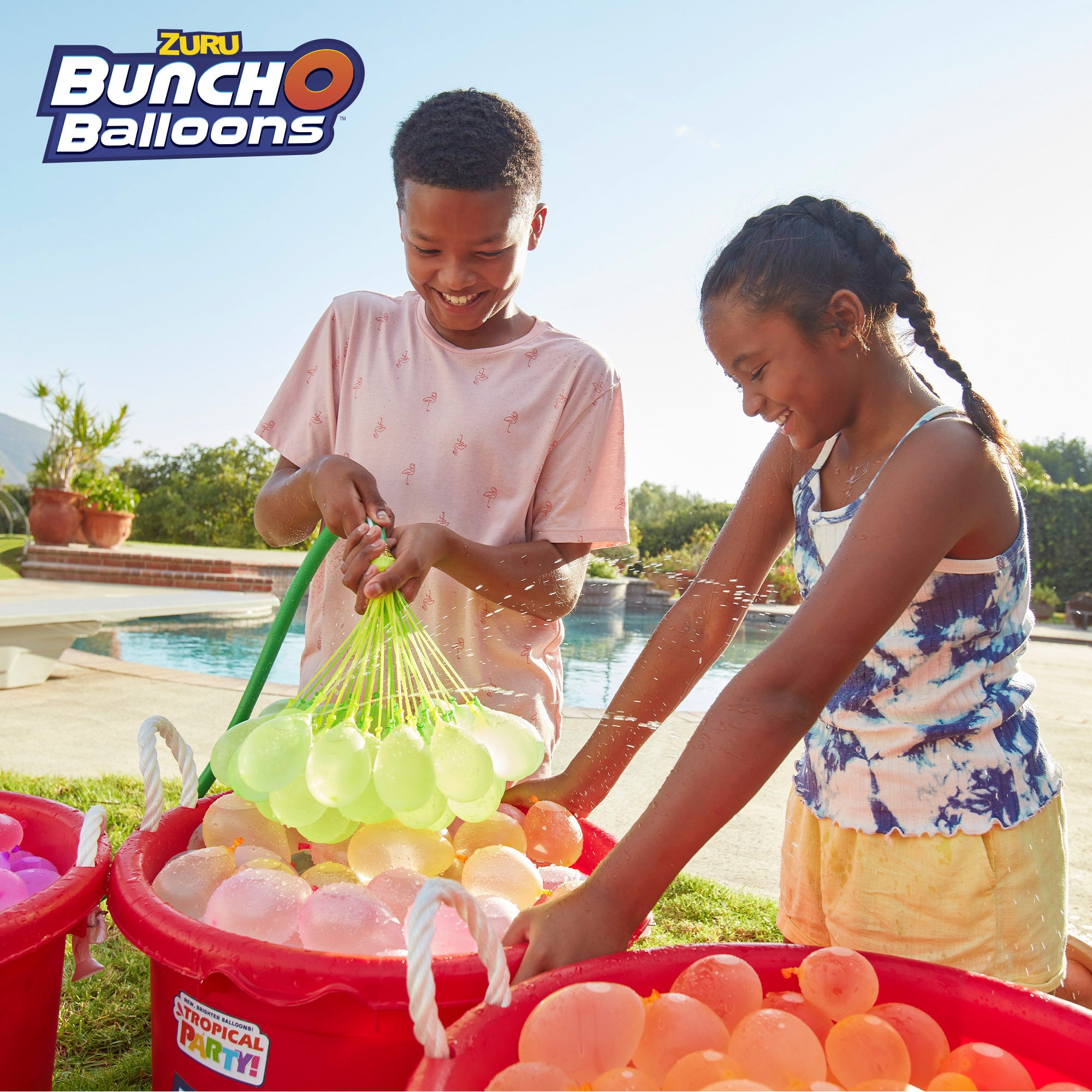Pack 100 globos de agua llenado rápido Bunch O Ballons