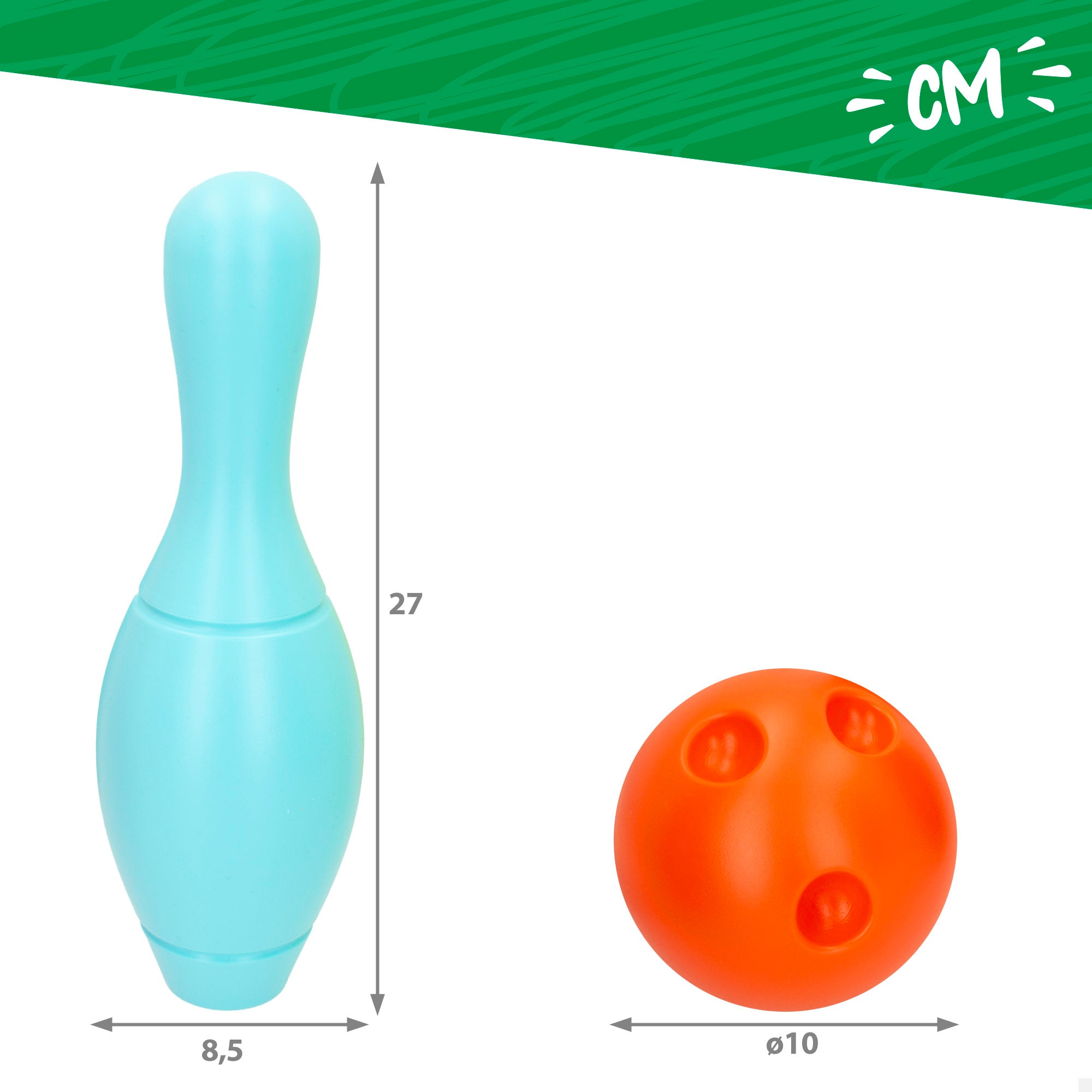 Juego de bolos 27 cm Fun Area!