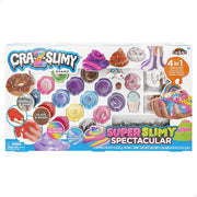 Superpack 14 botes de slime con accesorios Cra-Z-Slimy