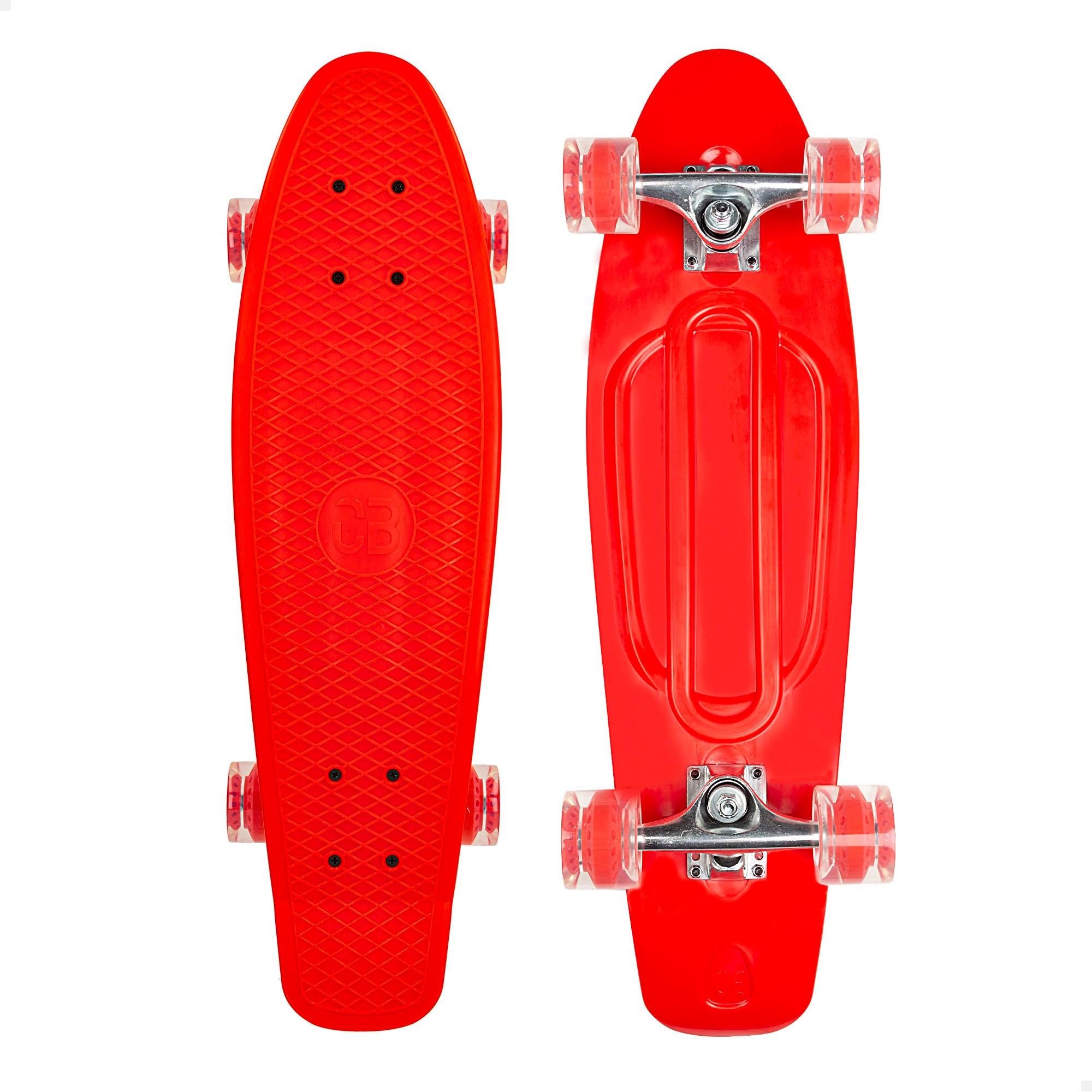 Skateboard infantil 4 ruedas rojo 68 cm CB Riders