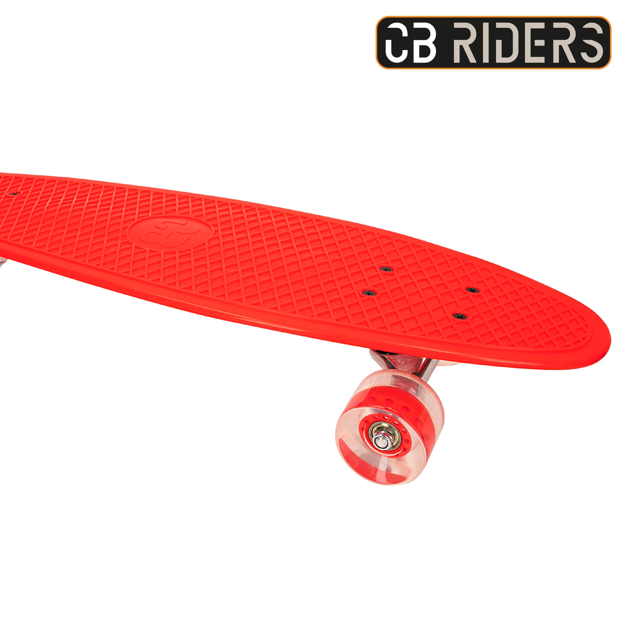 Skateboard infantil 4 ruedas rojo 68 cm CB Riders