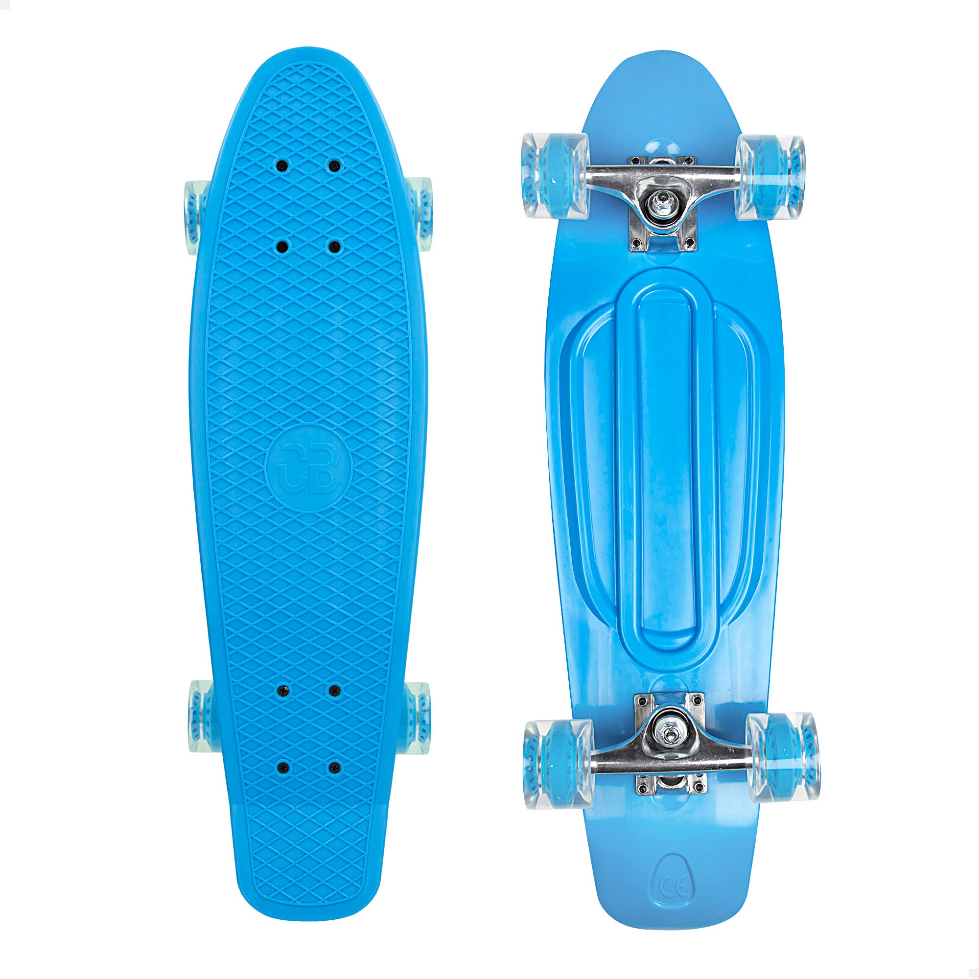 Skateboard infantil 4 ruedas azul 68 cm CB Riders