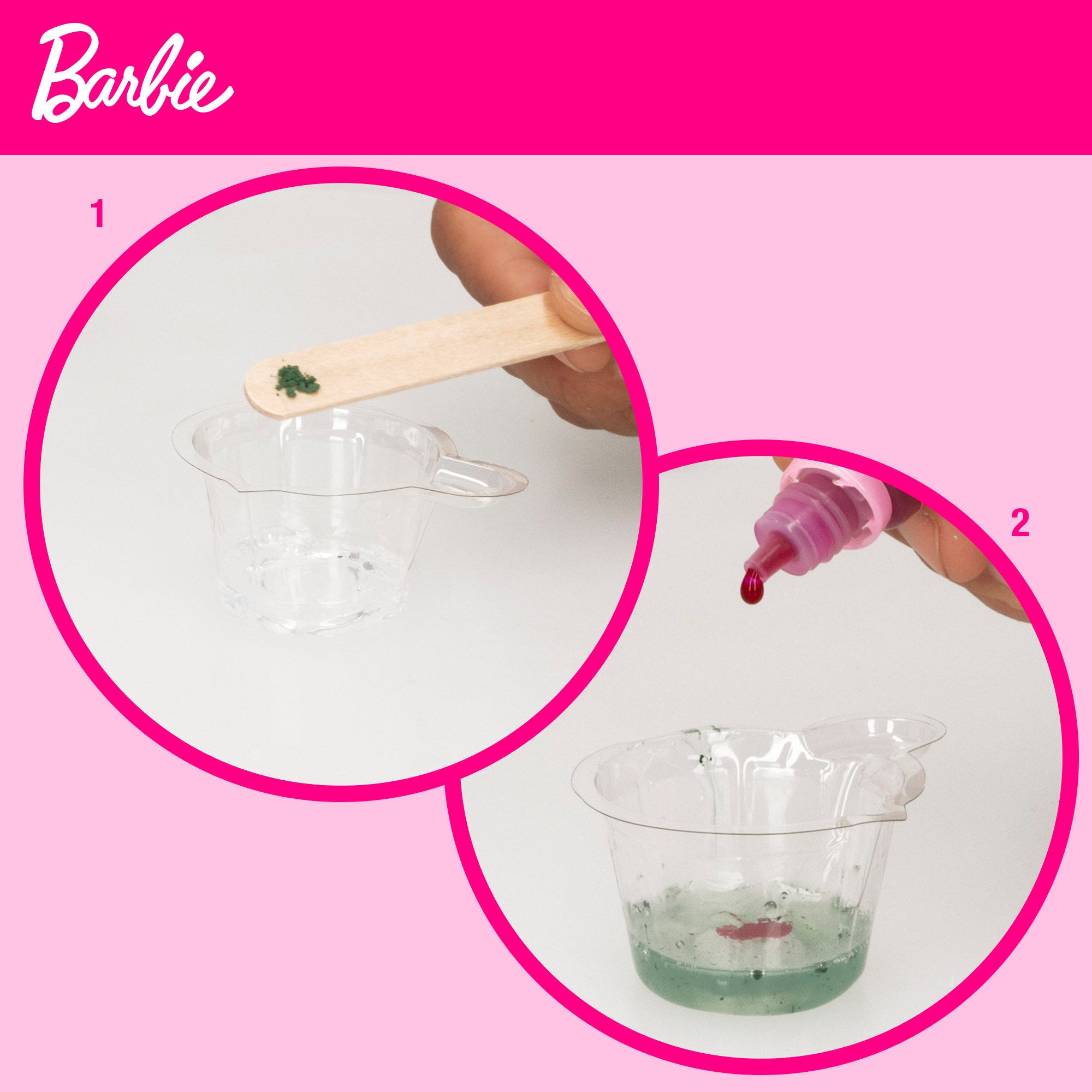 Barbie Estudio de uñas con pegatinas