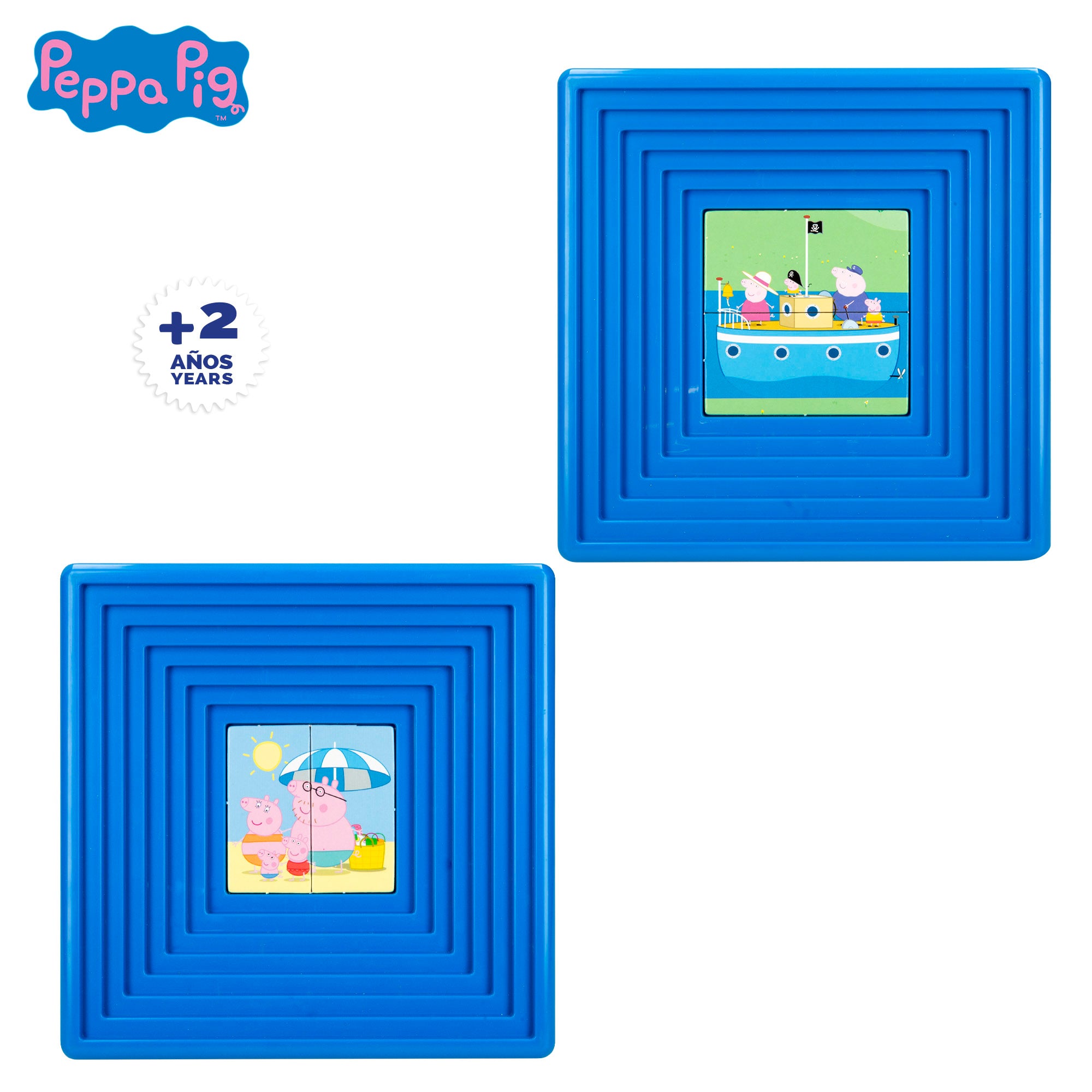 Puzzle infantil progressivo da Peppa Pig, 25 peças