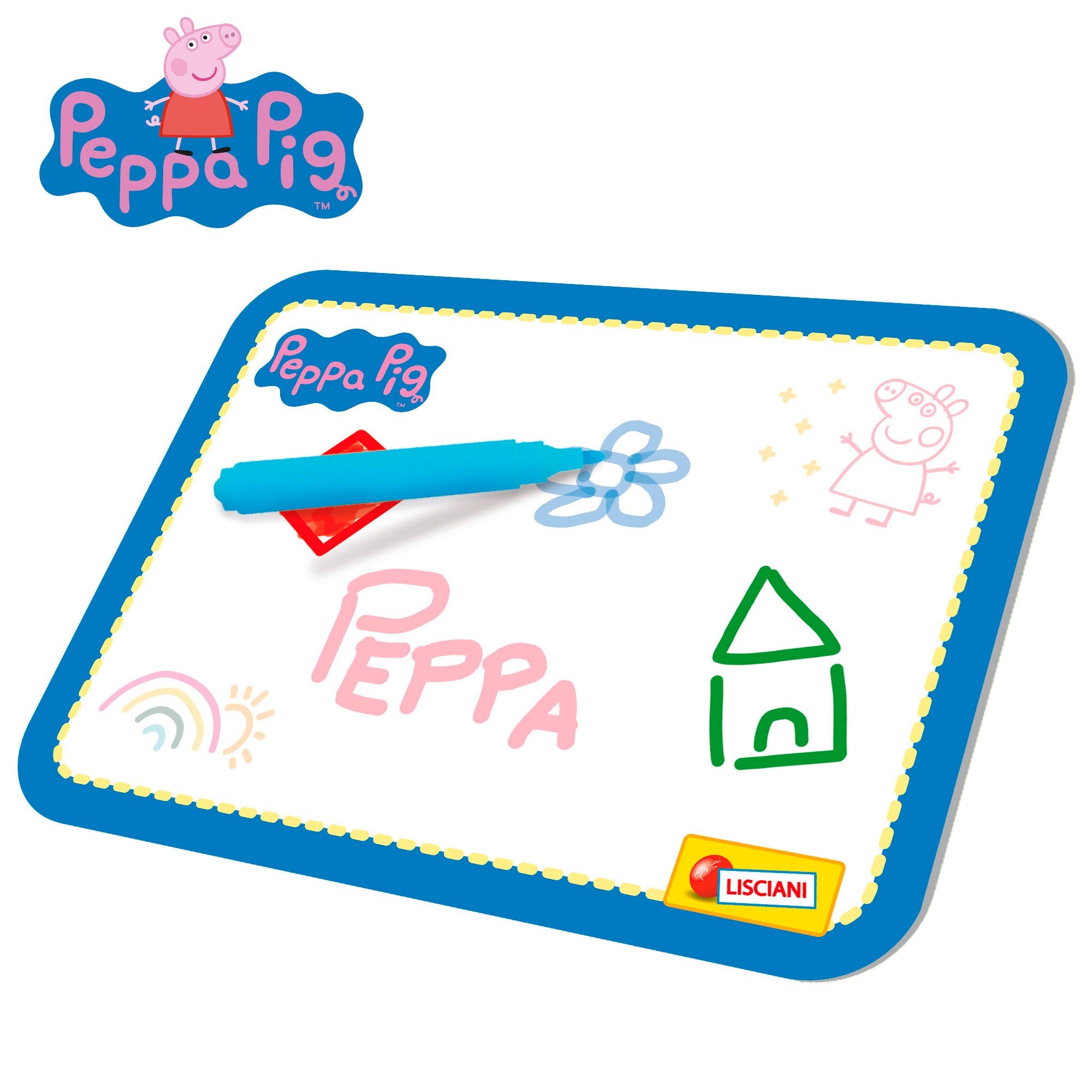 Peppa Pig Mesa infantil con pizarra y juegos