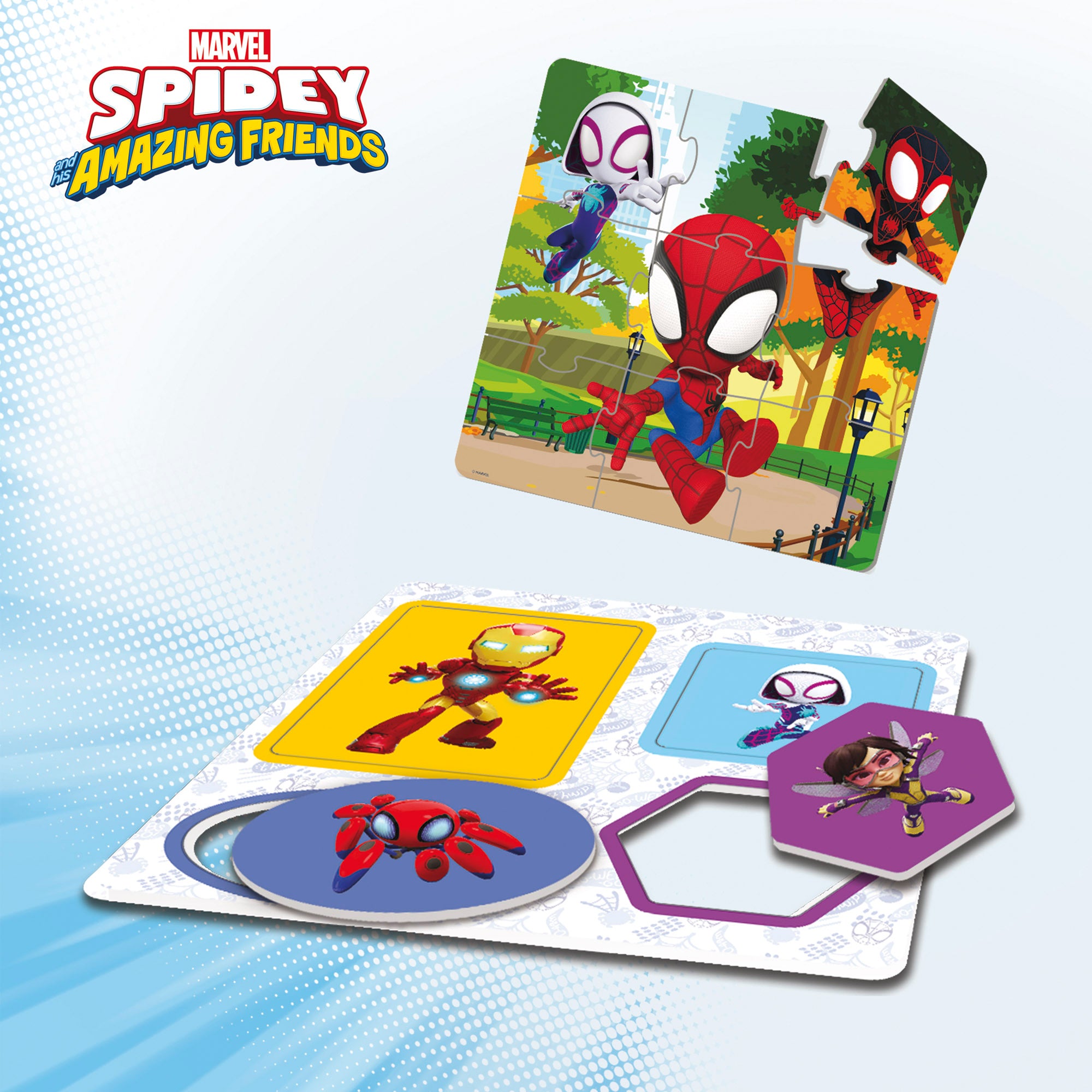 Spidey y su superequipo Juegos de mesa 10 en 1